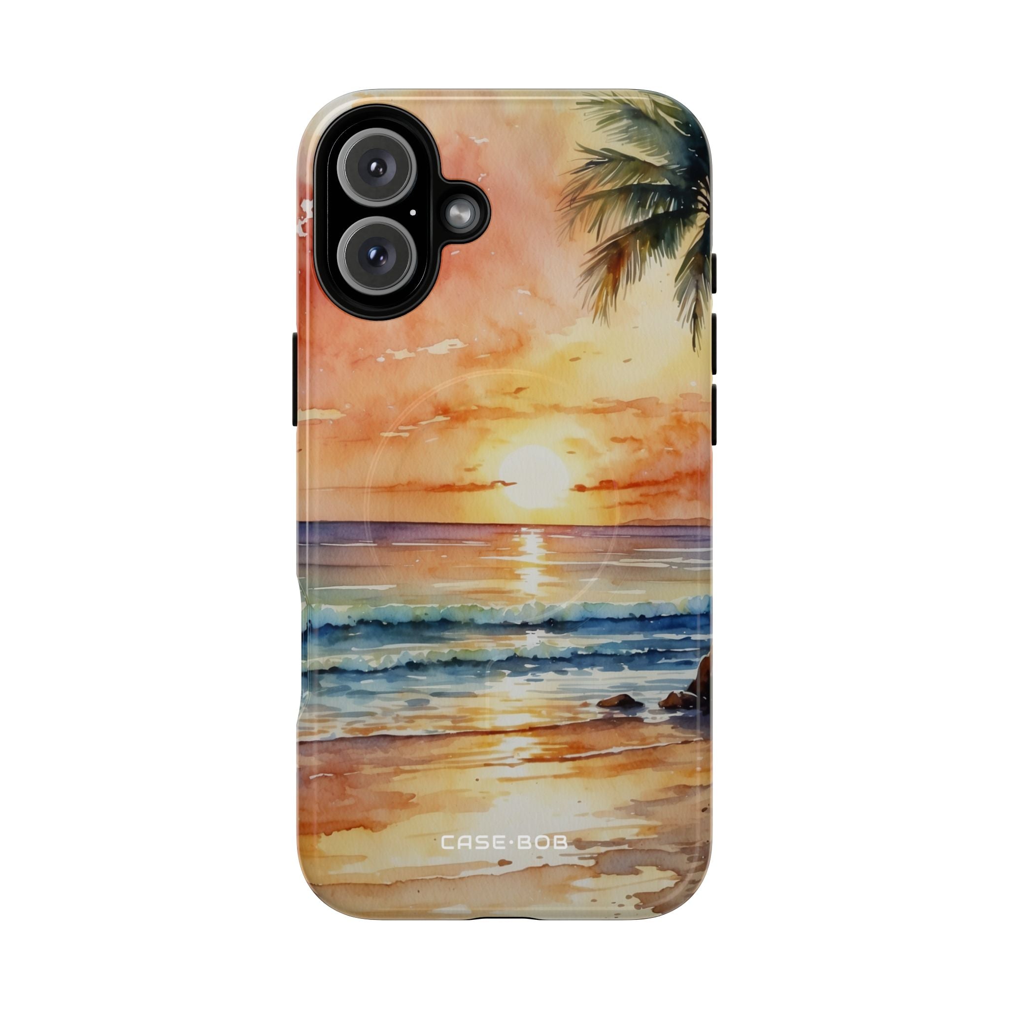 Sunset Palm iPhone 16 Plus Case - Tough+