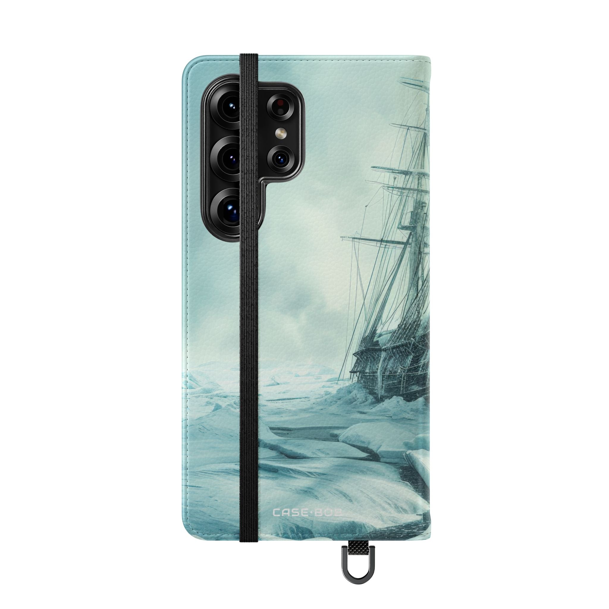 Jäädytetty Galleon - Samsung S25 Ultra -lompakkokotelo