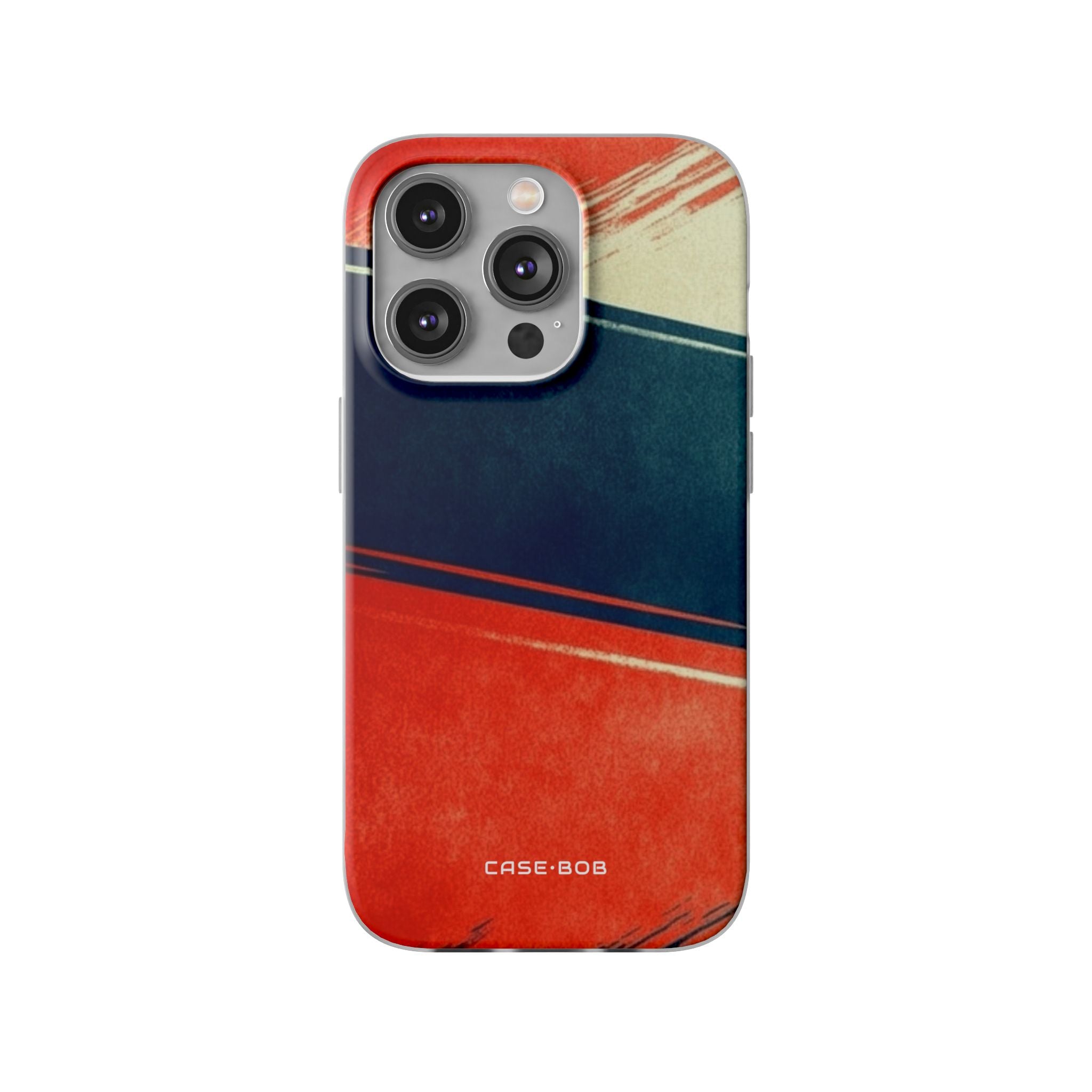 Blue Diagonal Motion iPhone 14 Pro Case - Soft