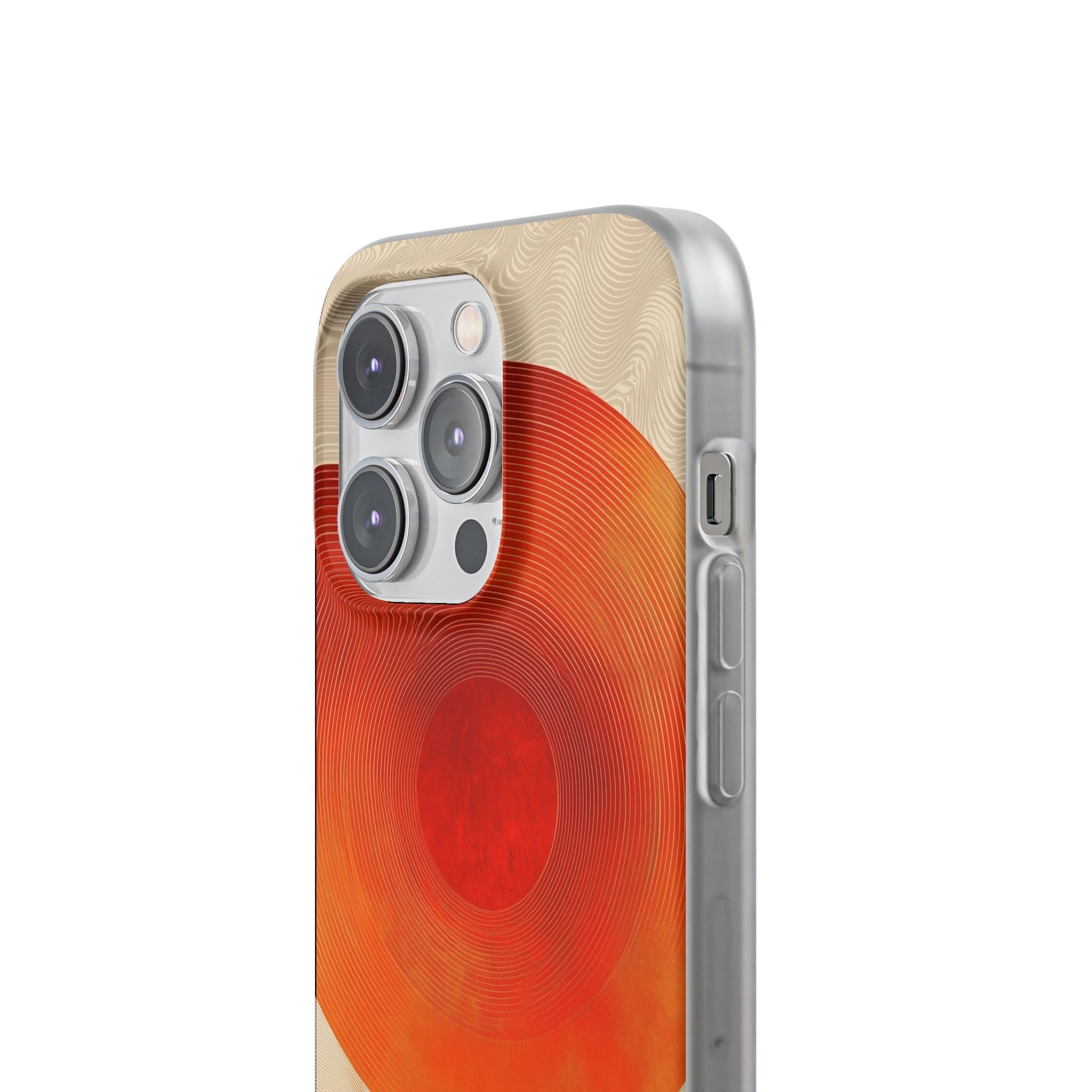 Sunburst Swirl iPhone 14 Pro Cover - Blød