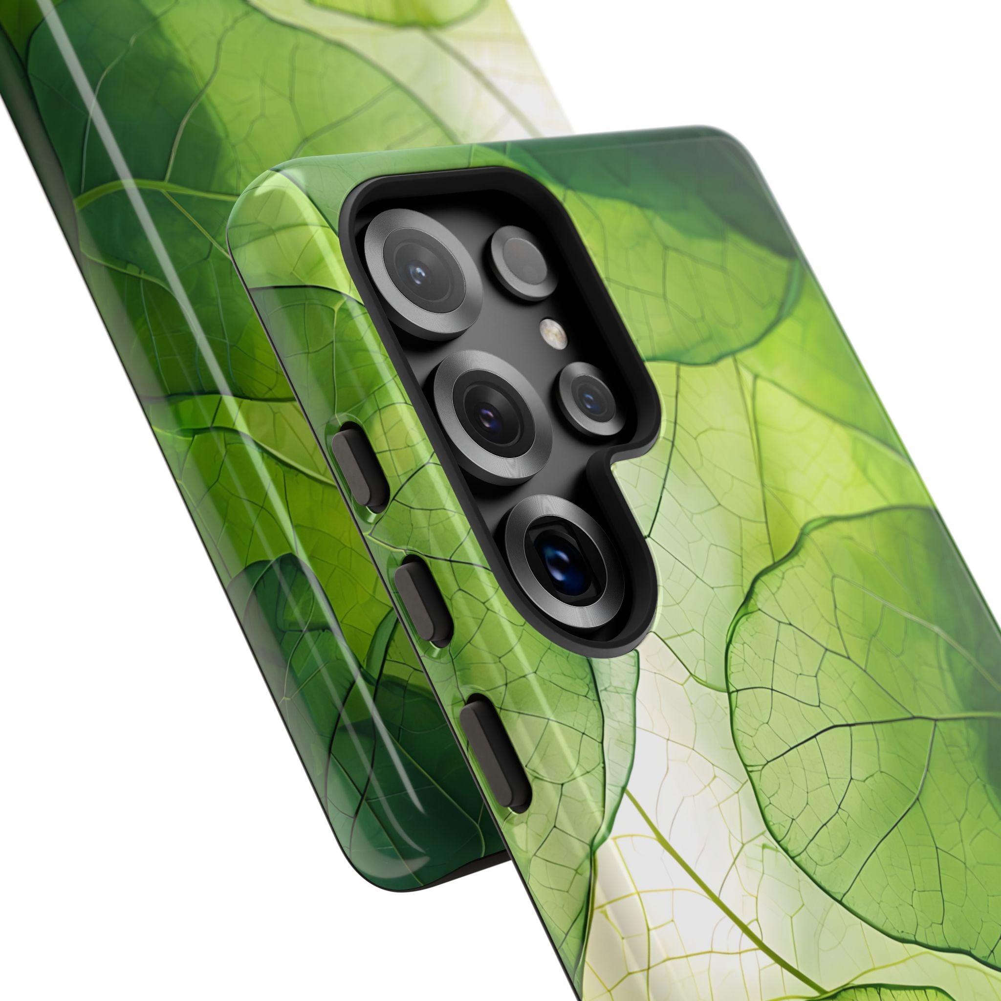 Emerald Leaf Veins · Tough Phone Case for Samsung