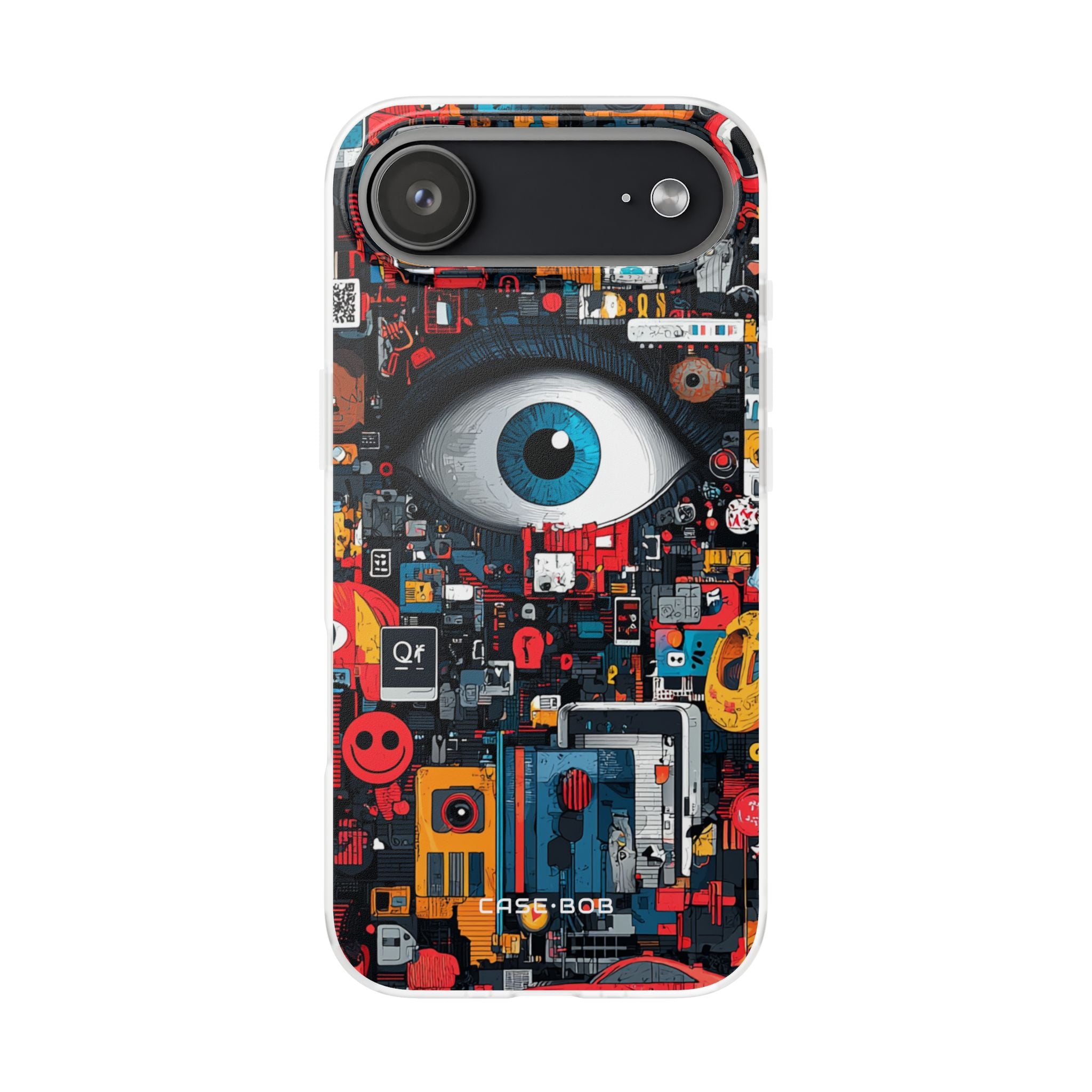 Digital Eye Blue iPhone 17 Air Case - Soft - CASE•BOB