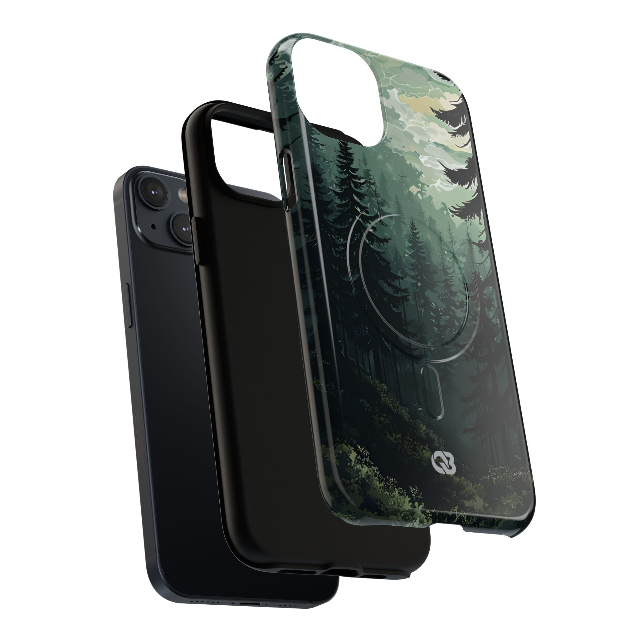 Misty Pine Shadow · Tough+ Phone Case for iPhone · Magsafe