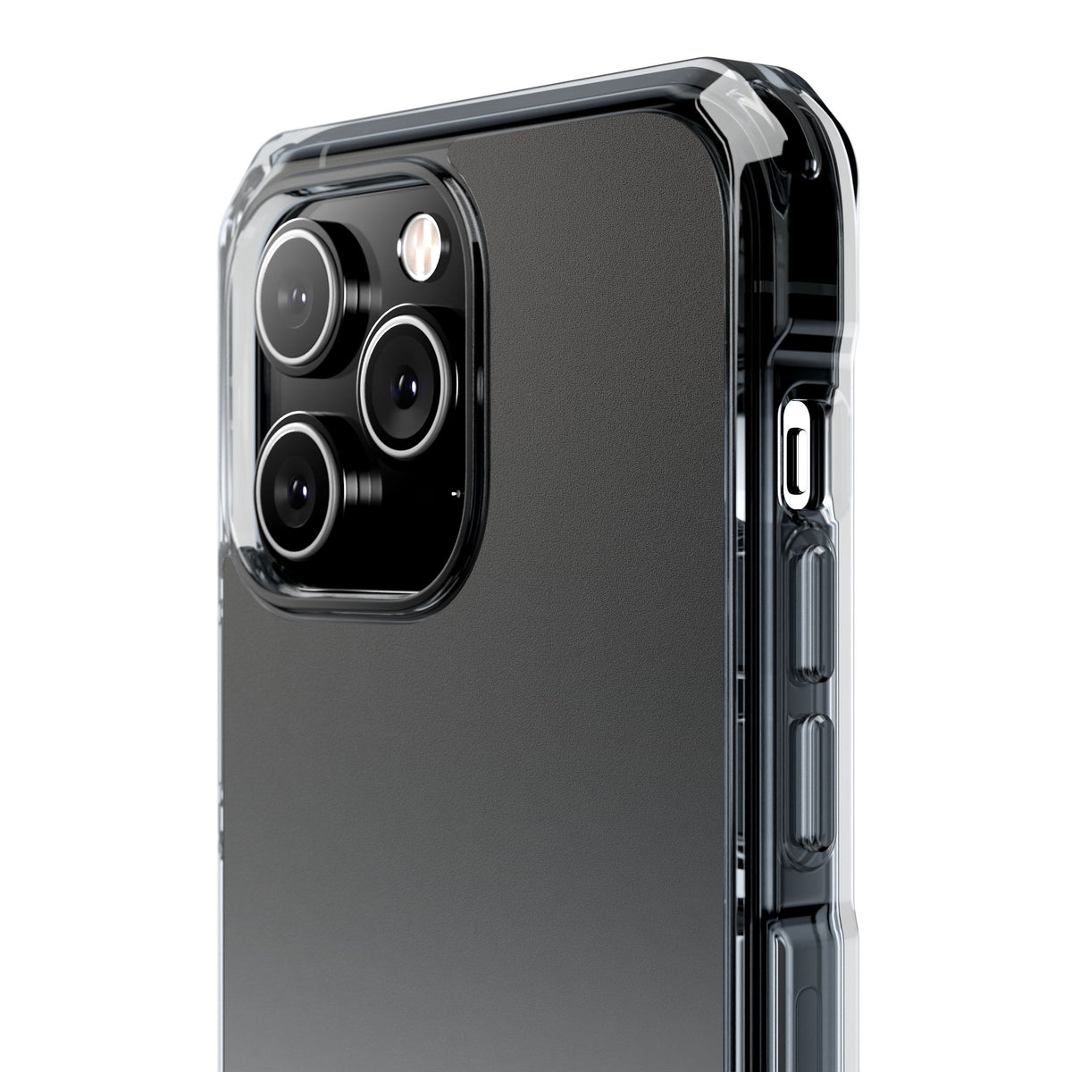 Noir Ombre Fade · Clear Impact Magnetic Phone Case for iPhone · Black