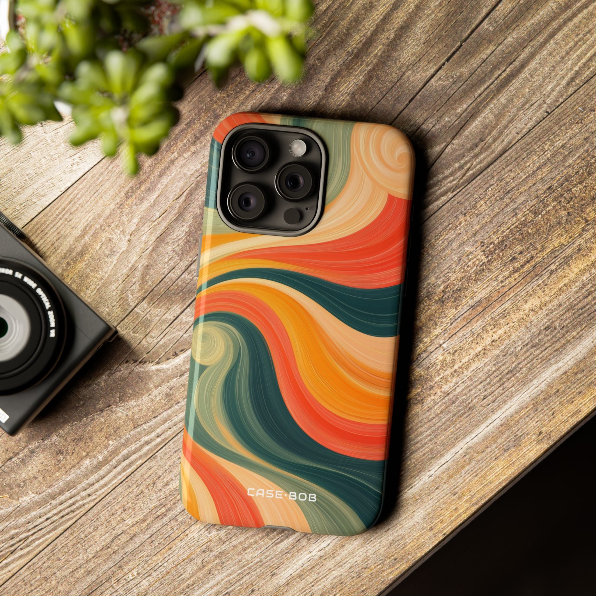 Draaiende Ember iPhone 15 Pro Max Cover - Tough