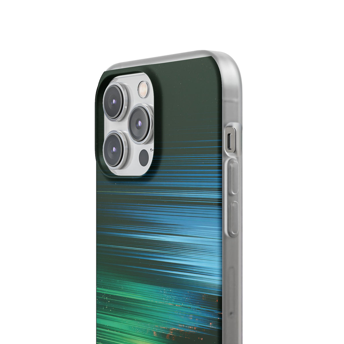 Digital Shoreline Drift · Lite Phone Case for iPhone · Teal