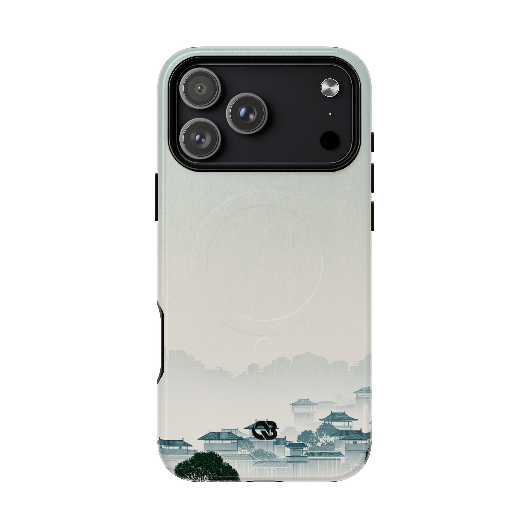 Blue Tough 2.0 Magsafe Phone Case for iPhone - Mist Valley Pagoda