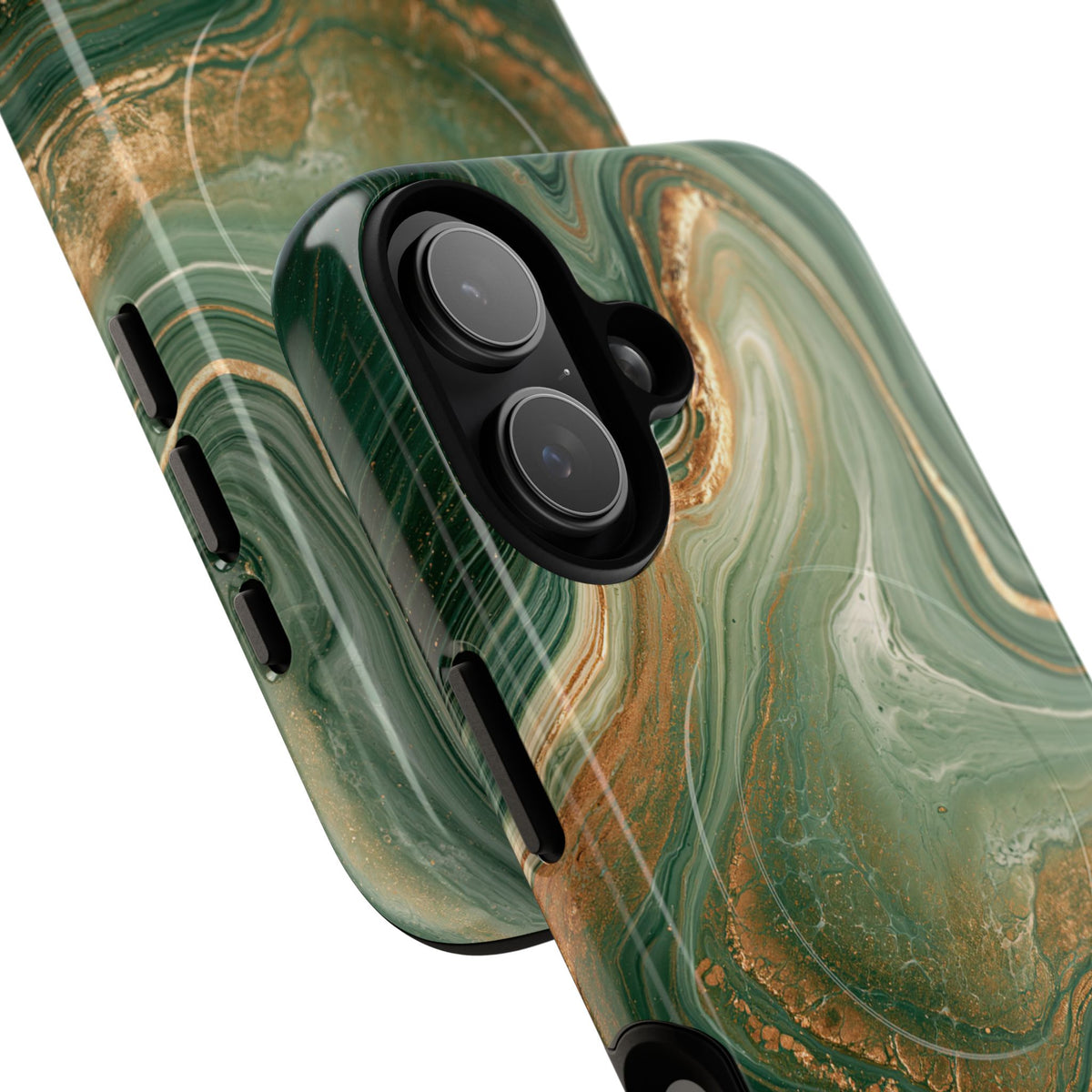Jade Suminagashi · Tough 2.0 Magnetic Phone Case for iPhone · Green