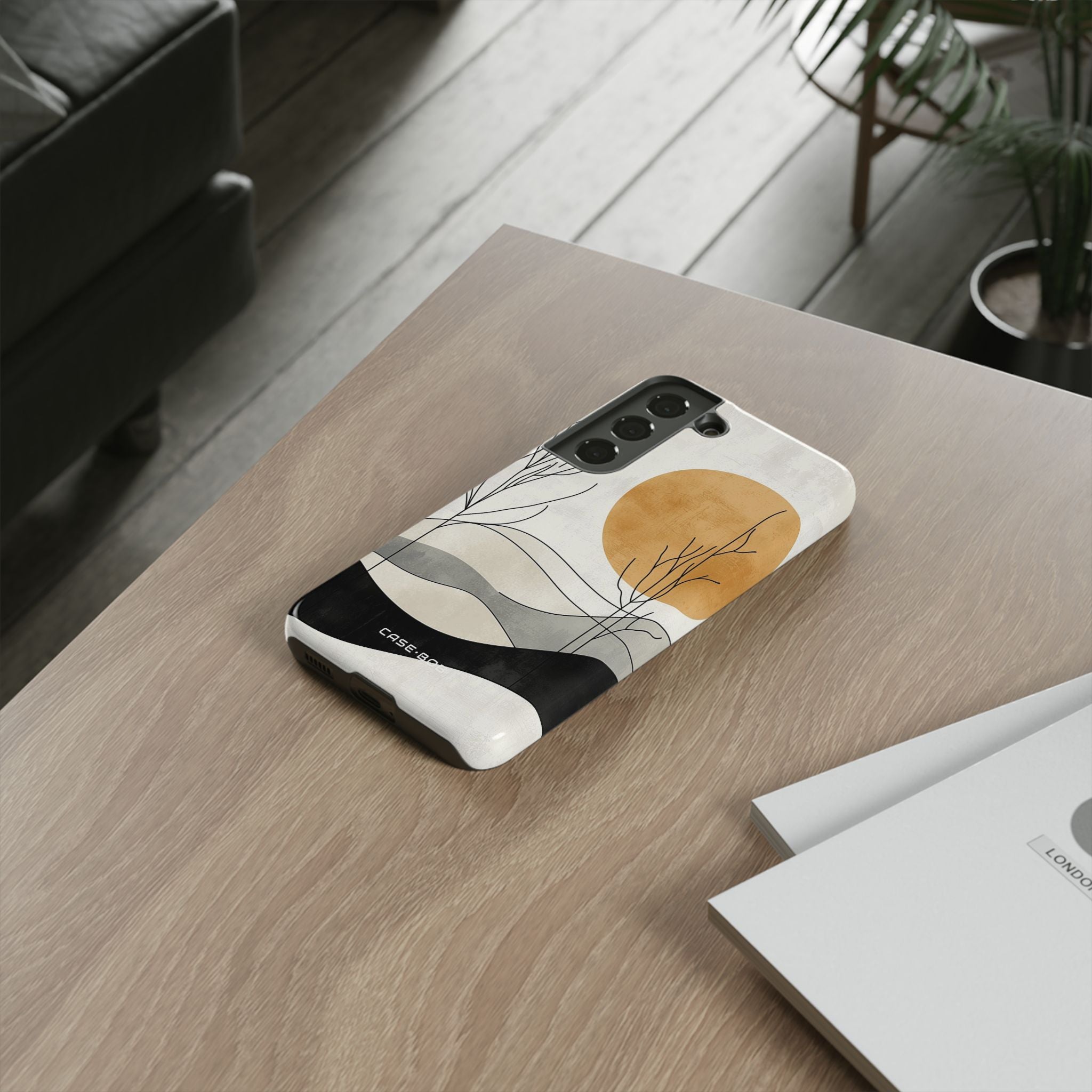 Orange Halo Samsung S22 Cover - Tough