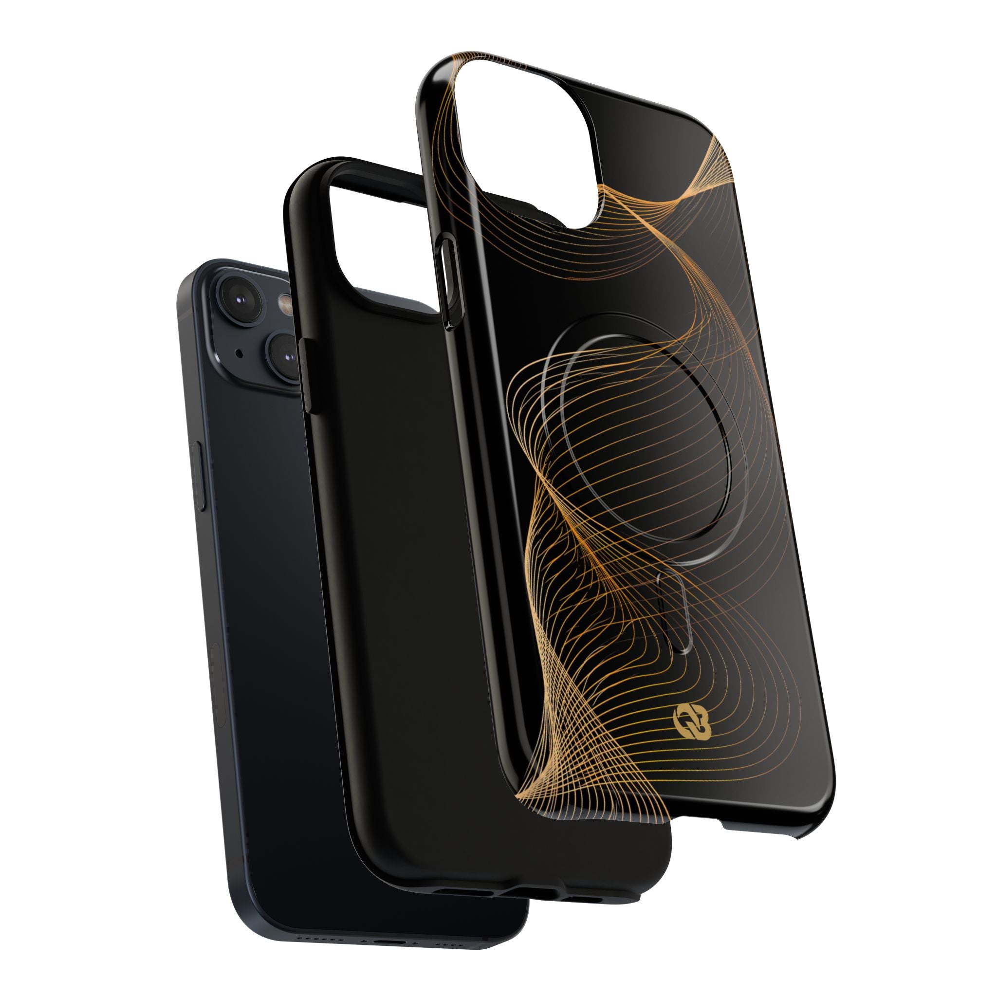 Gold Tough 2.0 Magsafe Phone Case for iPhone - Burnished Bronze Helix
