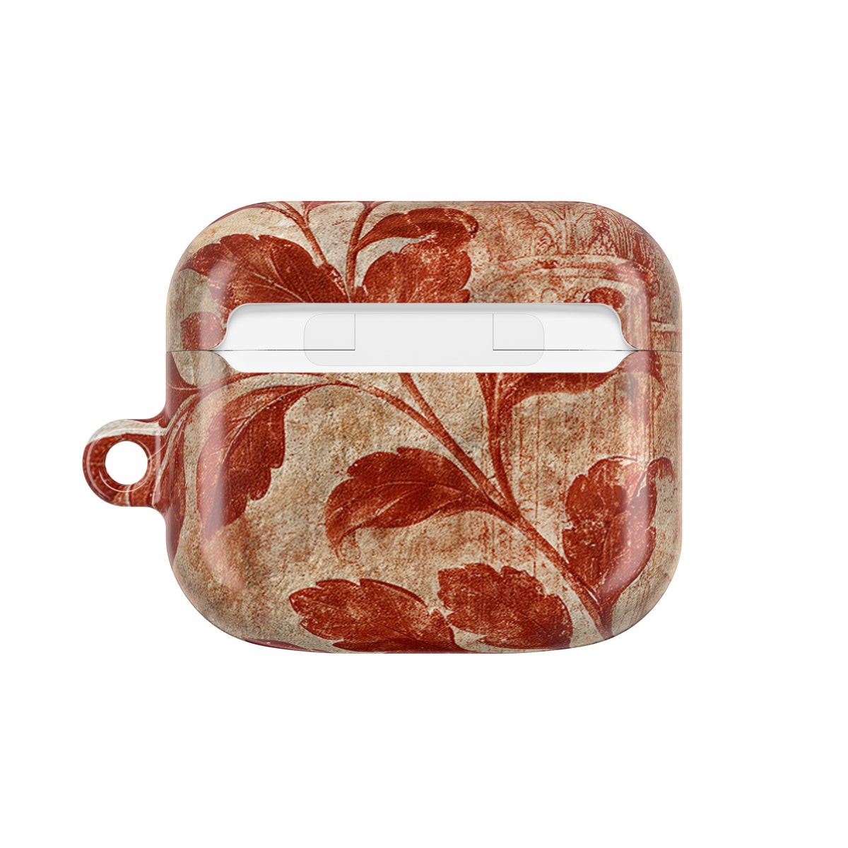Terracotta Botanical Fresco · Hard Case for AirPods & AirPods Pro · Red