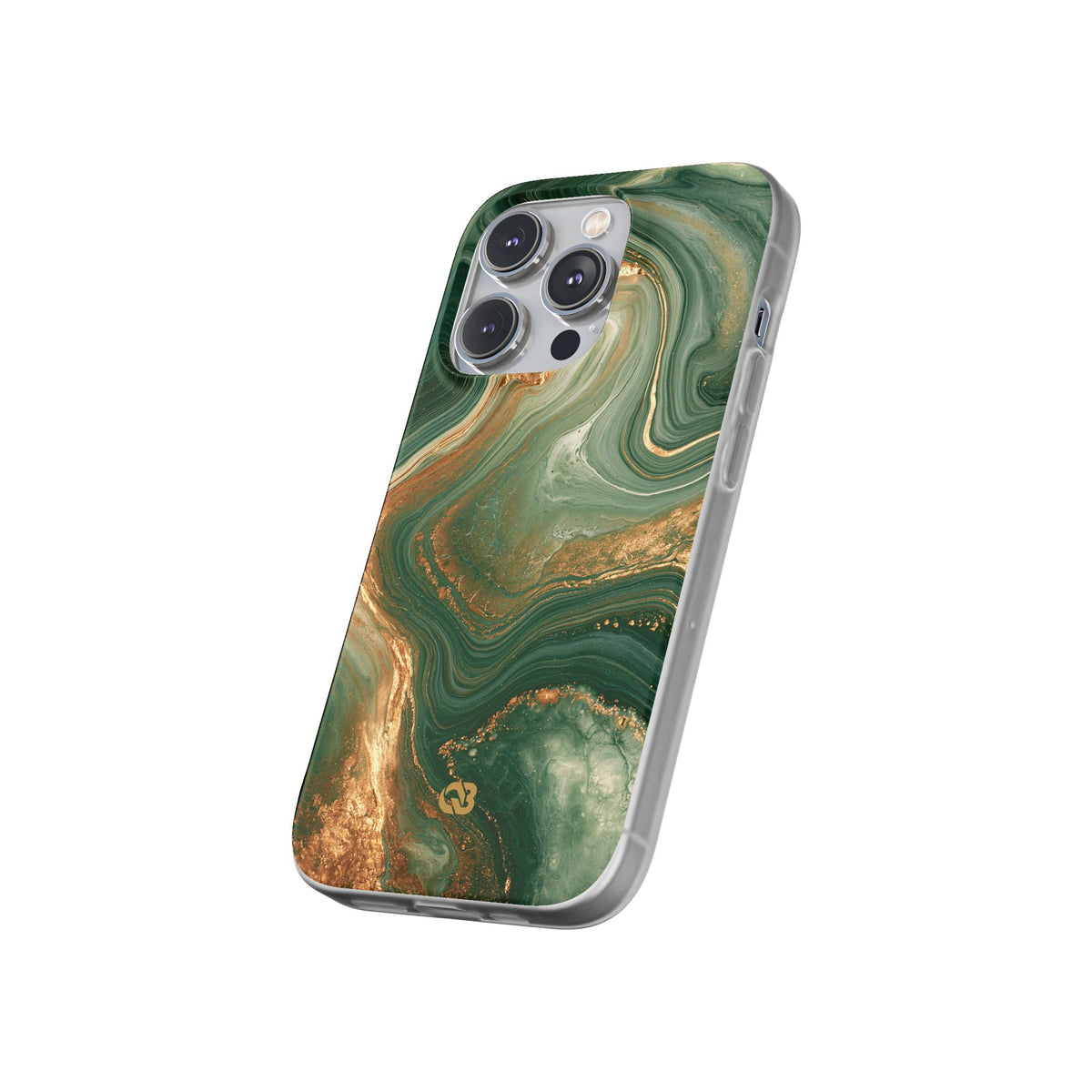 Jade Suminagashi · Lite Phone Case for iPhone · Green