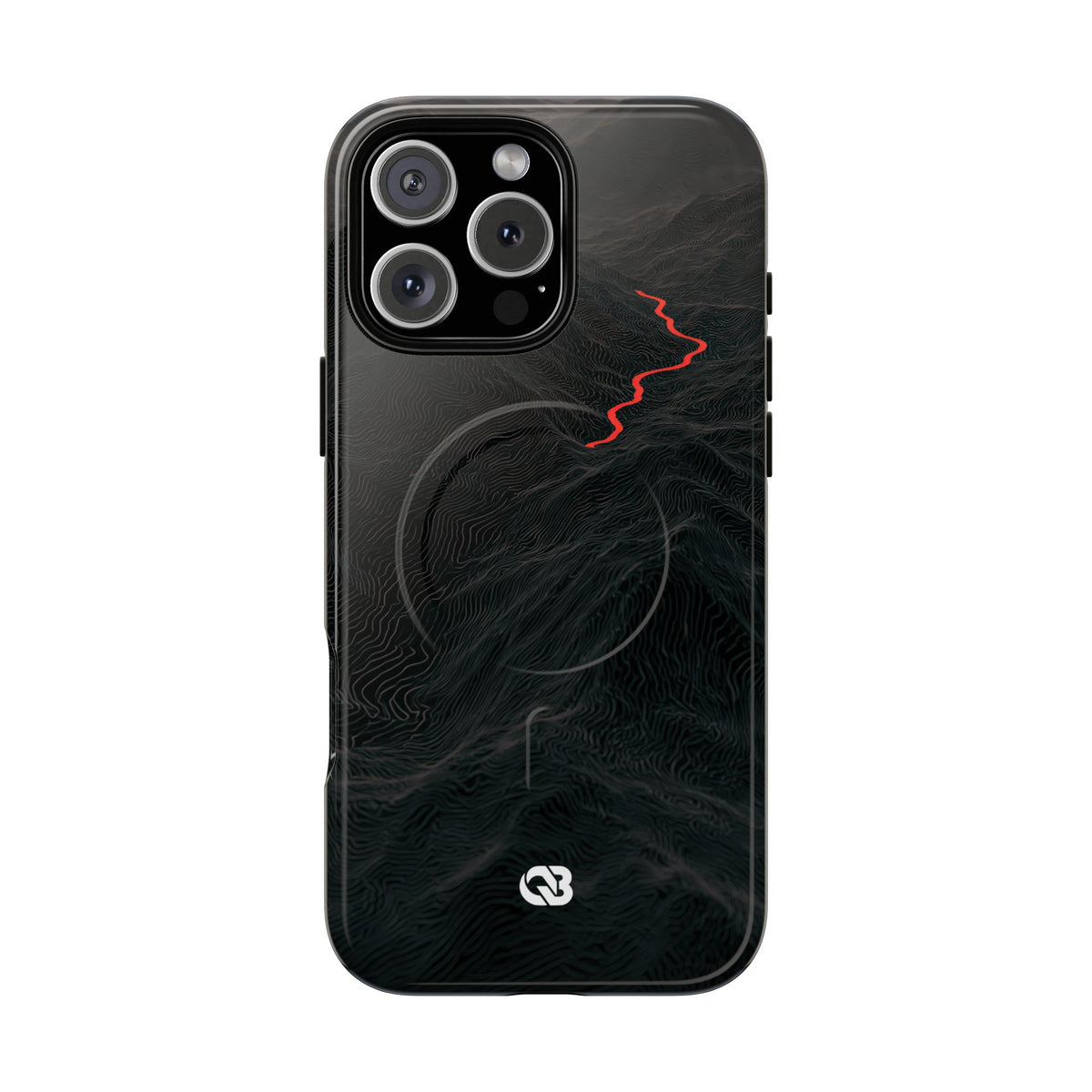Crimson Ridge Pass · Tough 2.0 Magnetic Phone Case for iPhone · Black