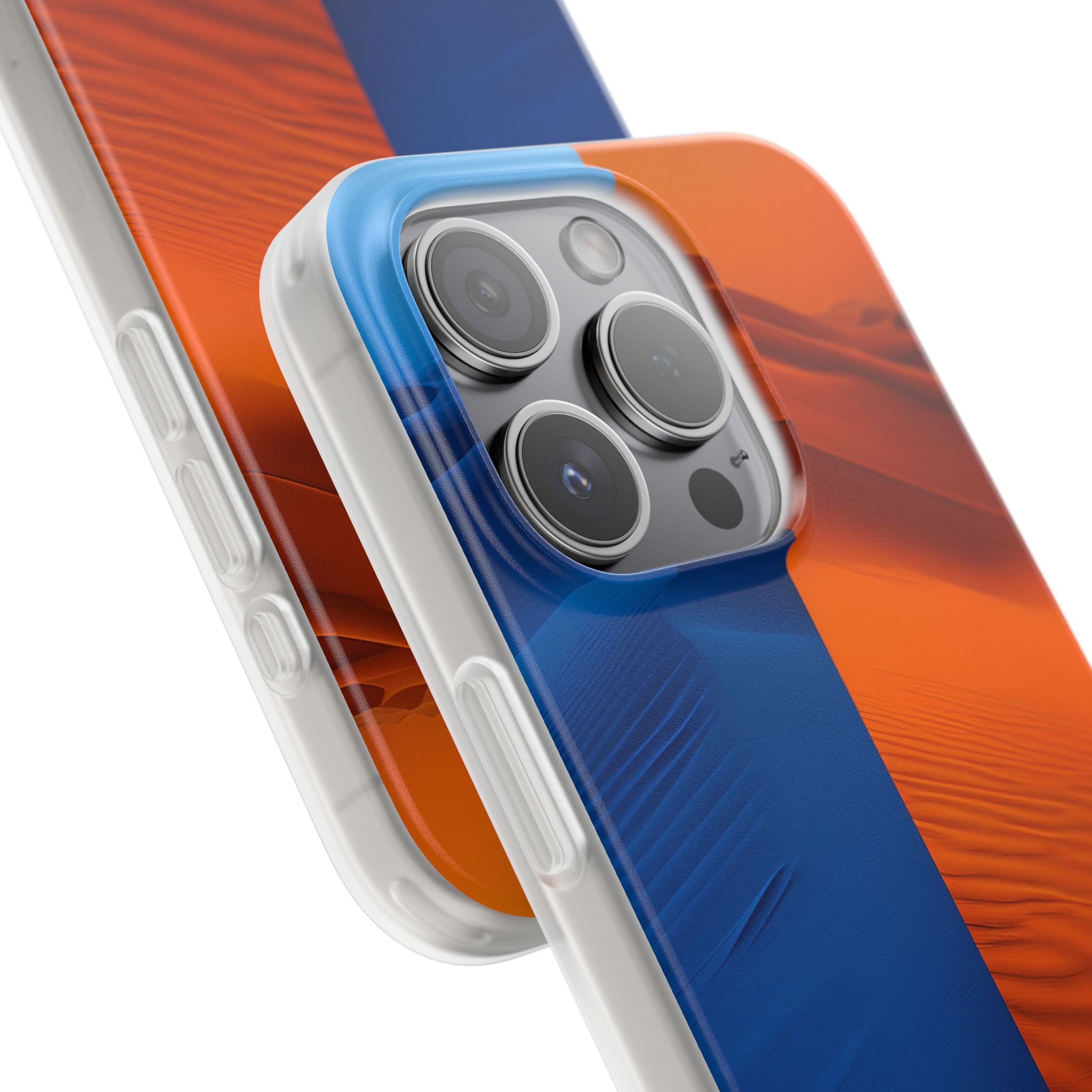 Split Dune Horizon · Soft Phone Case for iPhone