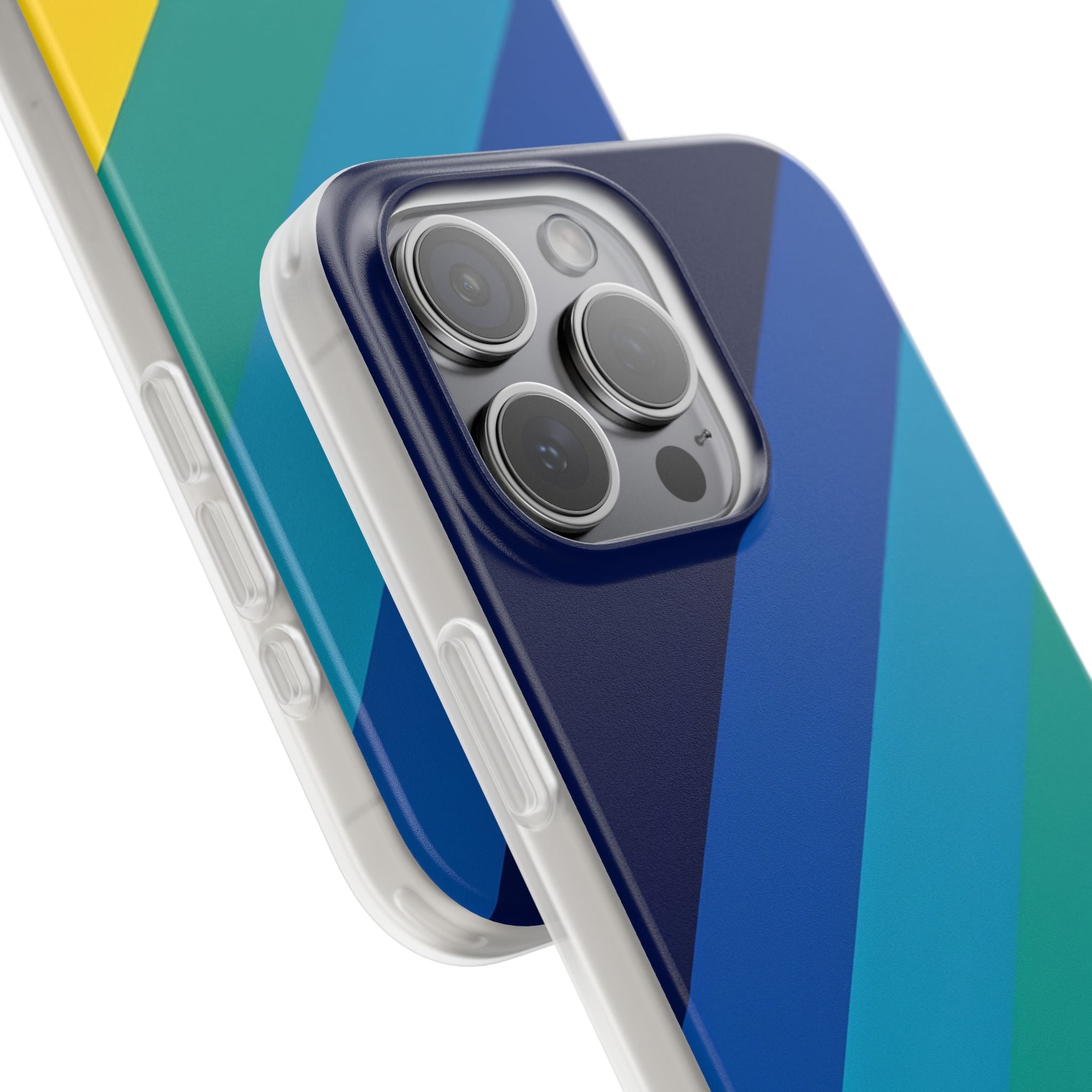 Prismatic Slant · Soft Phone Case for iPhone