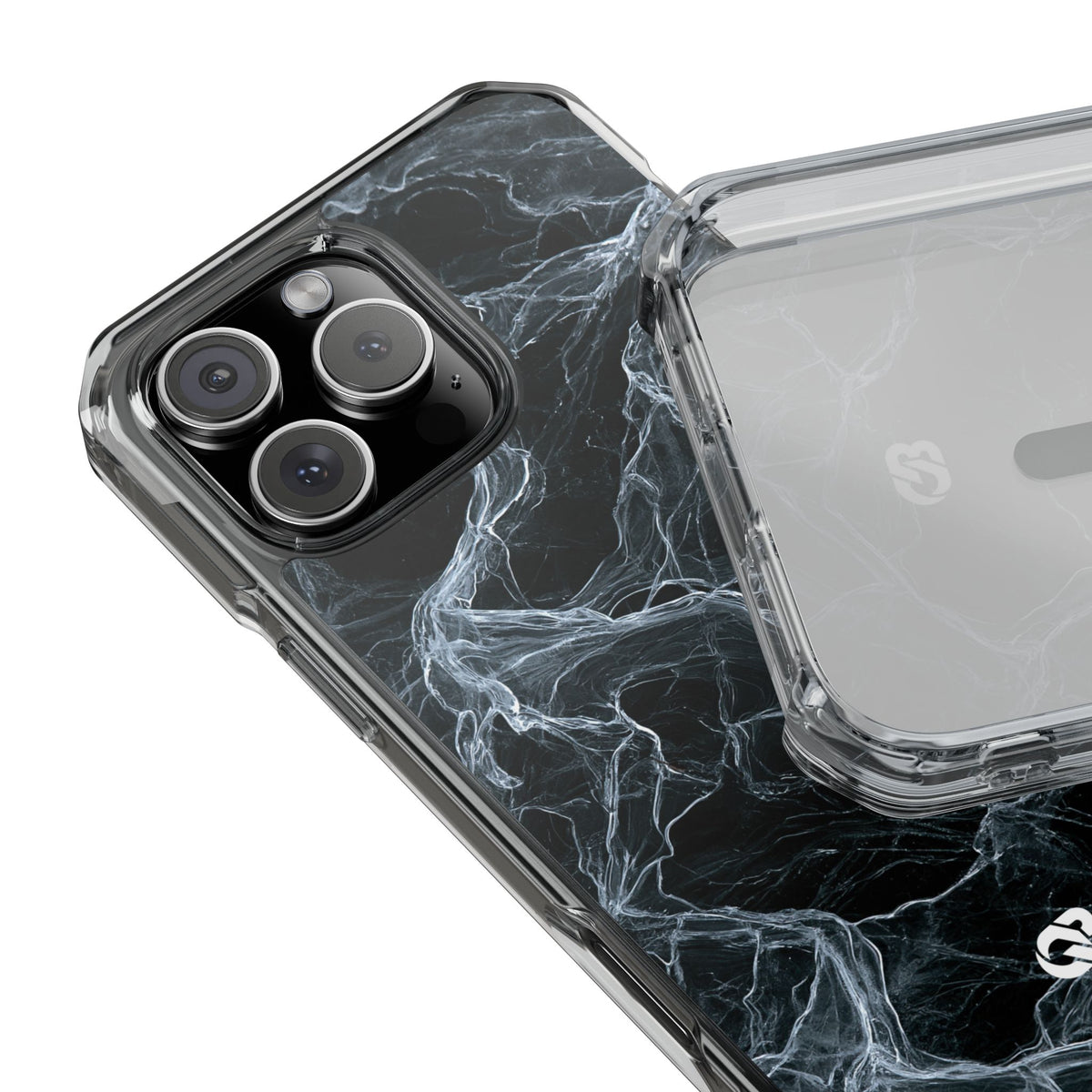Arctic Gossamer · Clear Impact Magnetic Phone Case for iPhone · Black