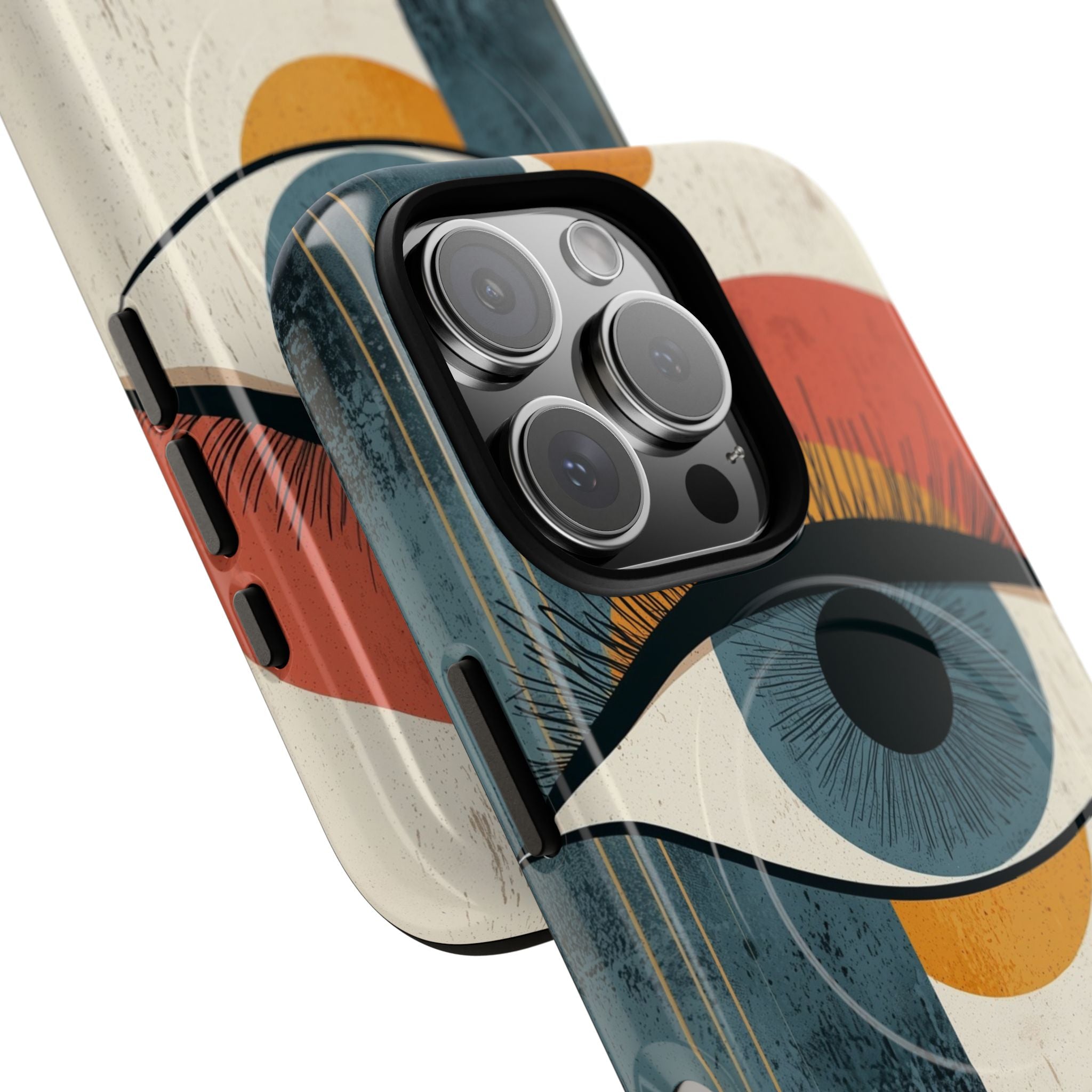 Distressed Azure Ocular · Tough+ Phone Case for iPhone · Magsafe