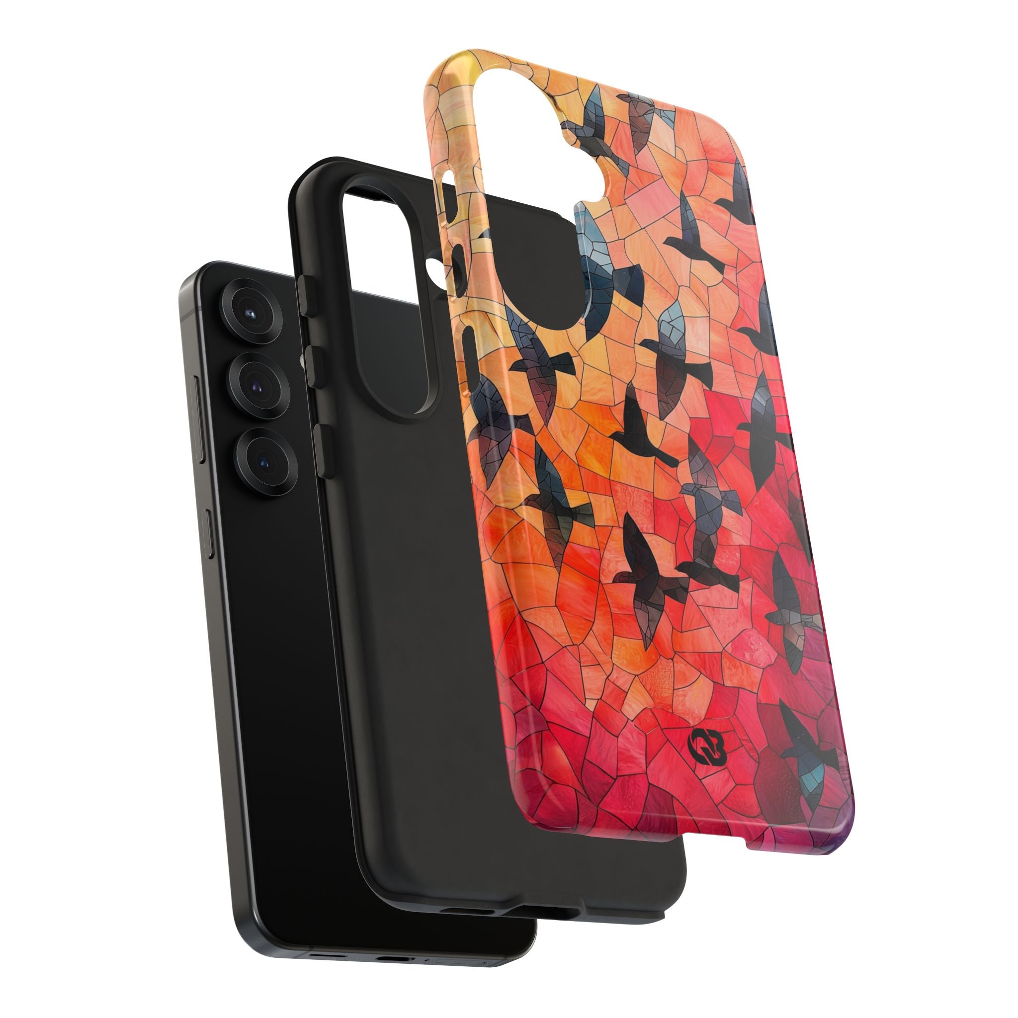 Ember Mosaic Wings · Tough Phone Case for Samsung