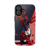 Crimson Blossom Jar · Tough+ Case · MagSafe