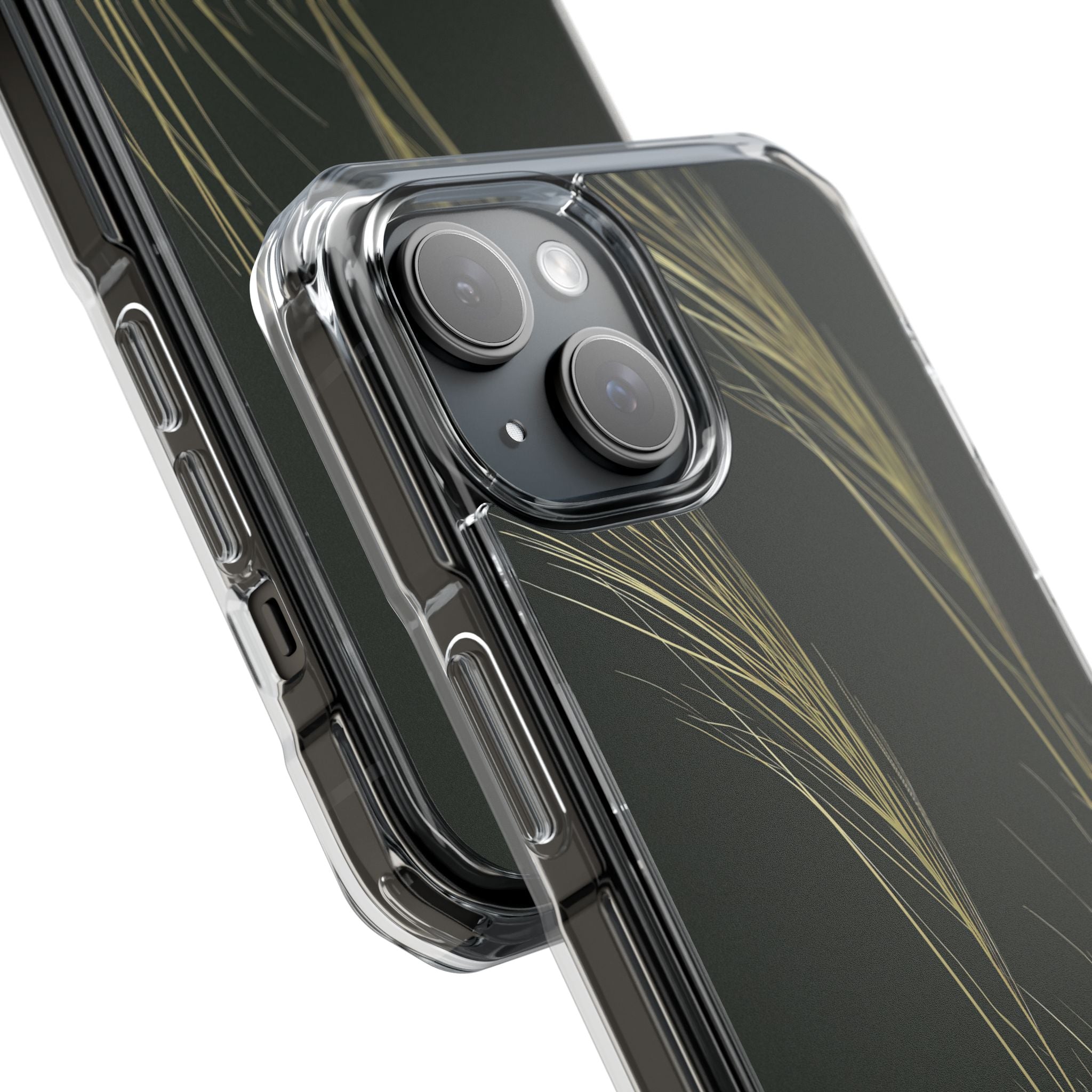 Green Impact MagSafe Phone Case for iPhone - Midnight Gilded Grass