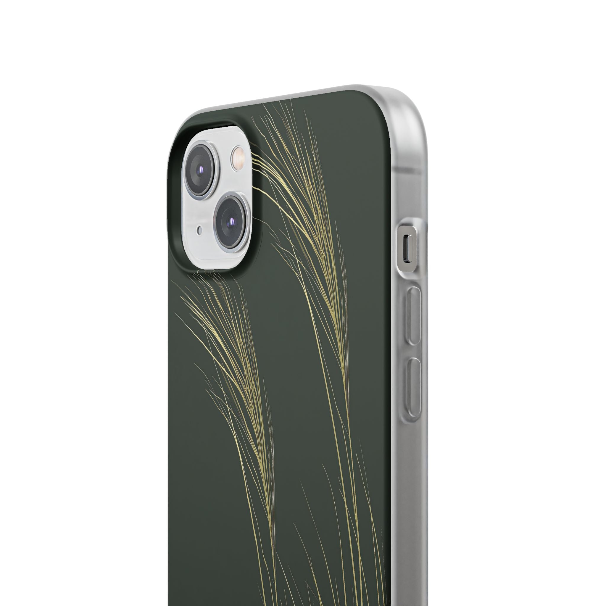 Green Lite Phone Case for iPhone - Midnight Gilded Grass