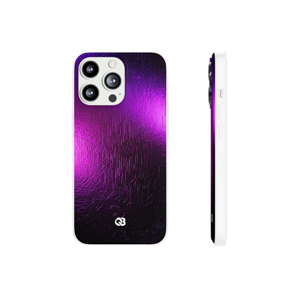 Violet Cyber Circuit · Lite Phone Case for iPhone · Purple