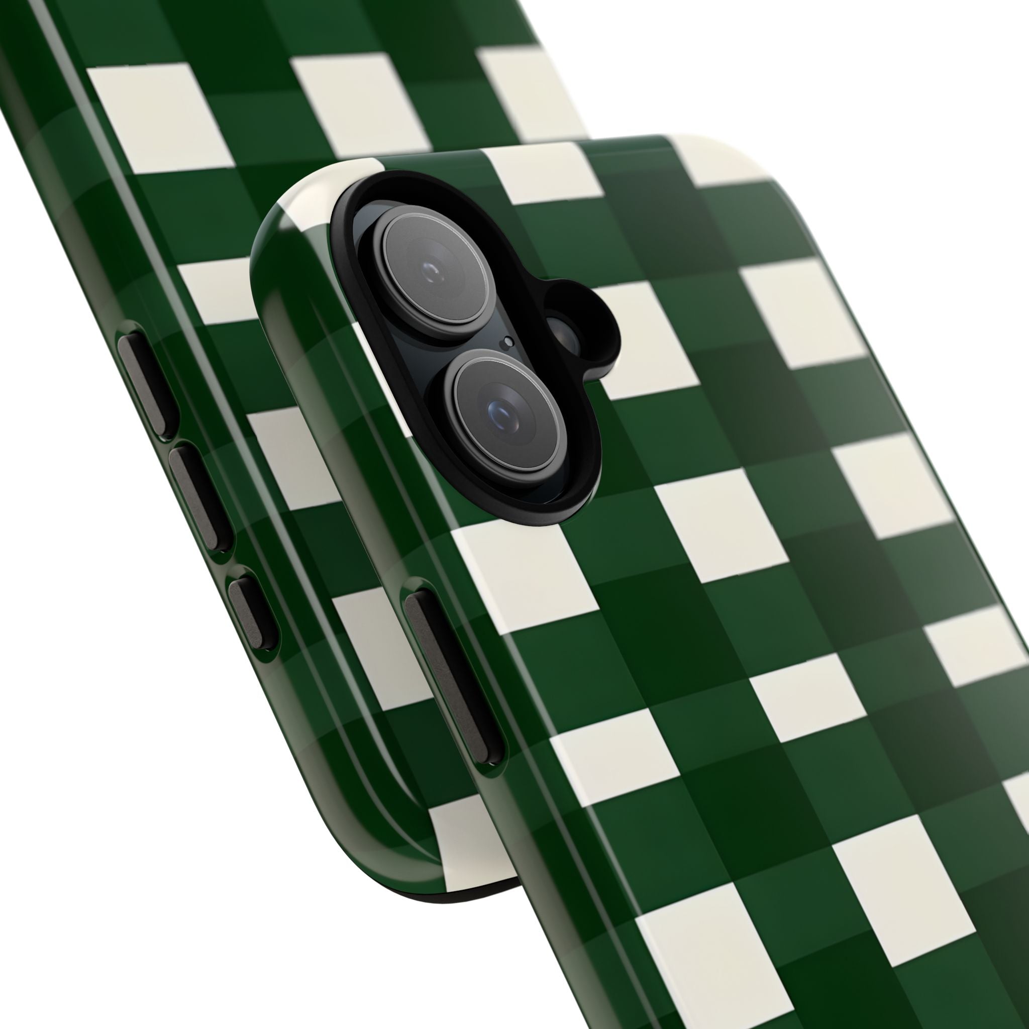 Hunter Green Plaid · Tough Phone Case for iPhone