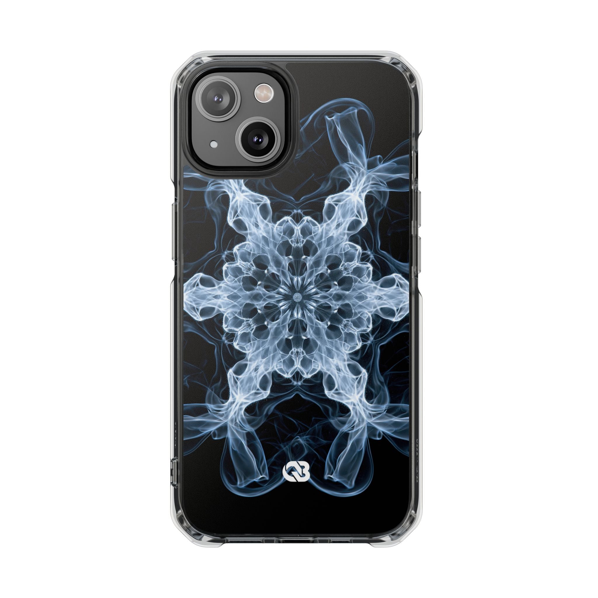 Blue Impact MagSafe Phone Case for iPhone - Glacial Smoke Crown