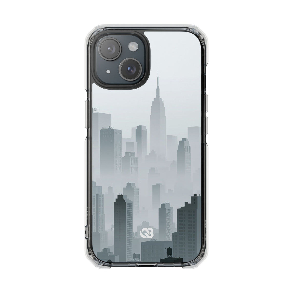 Metropolitan Horizon · Clear Impact Magnetic Phone Case for iPhone · Grey