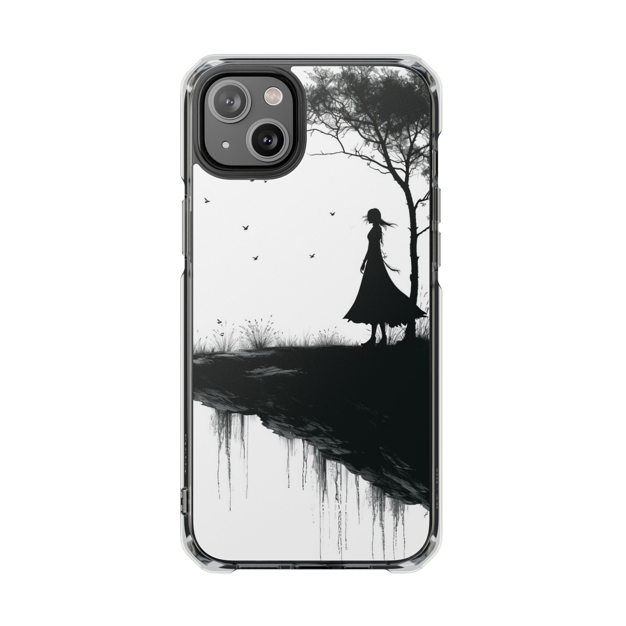 Cliffside Silhouette iPhone 14 Plus Case - Impact