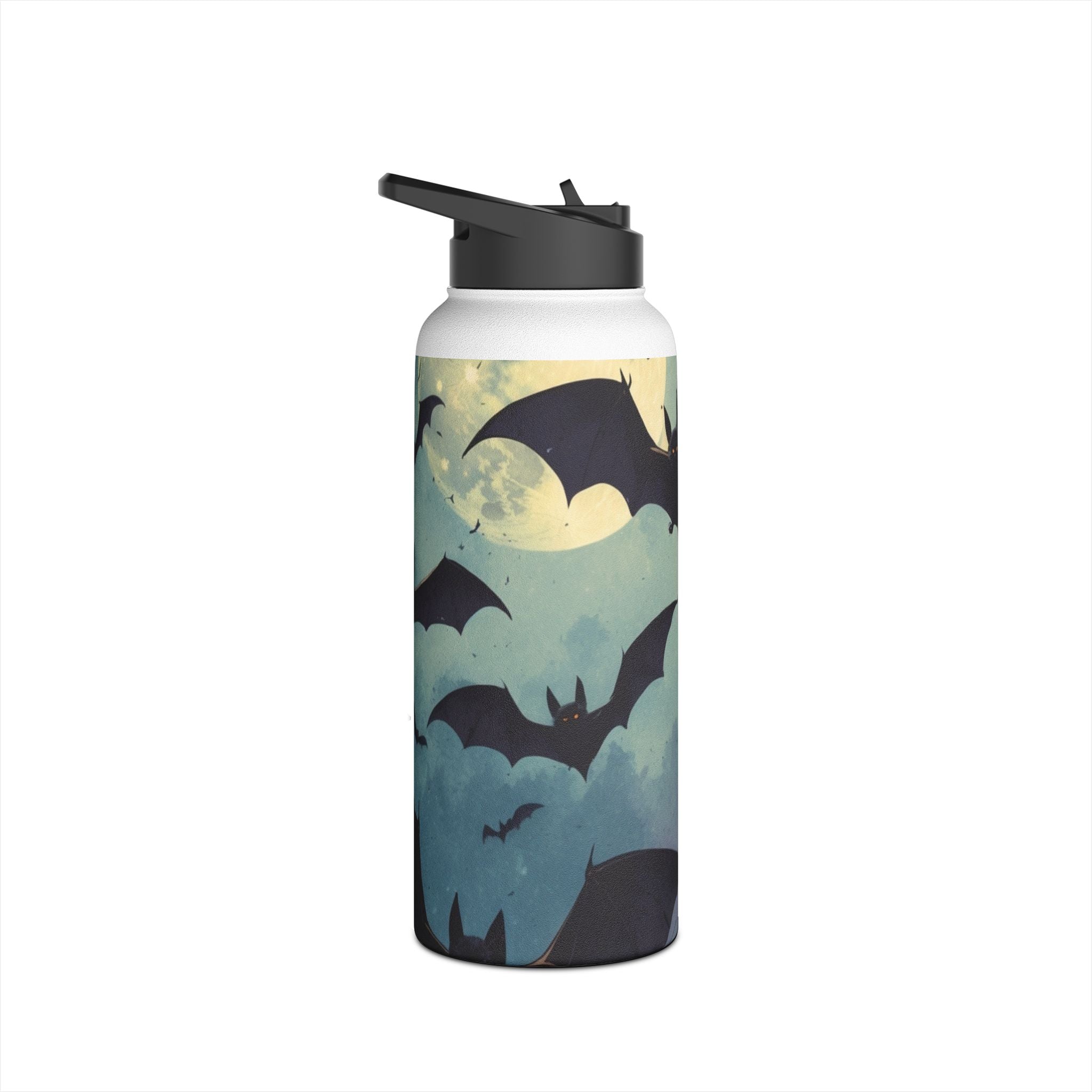 Glowing Bat Wings - Stainless Steel Water Bottle
