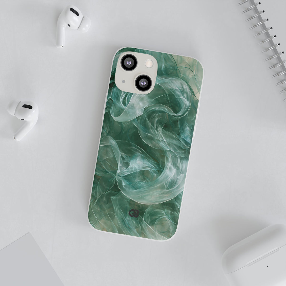 Translucent Aqua Flow · Lite Phone Case for iPhone · Teal