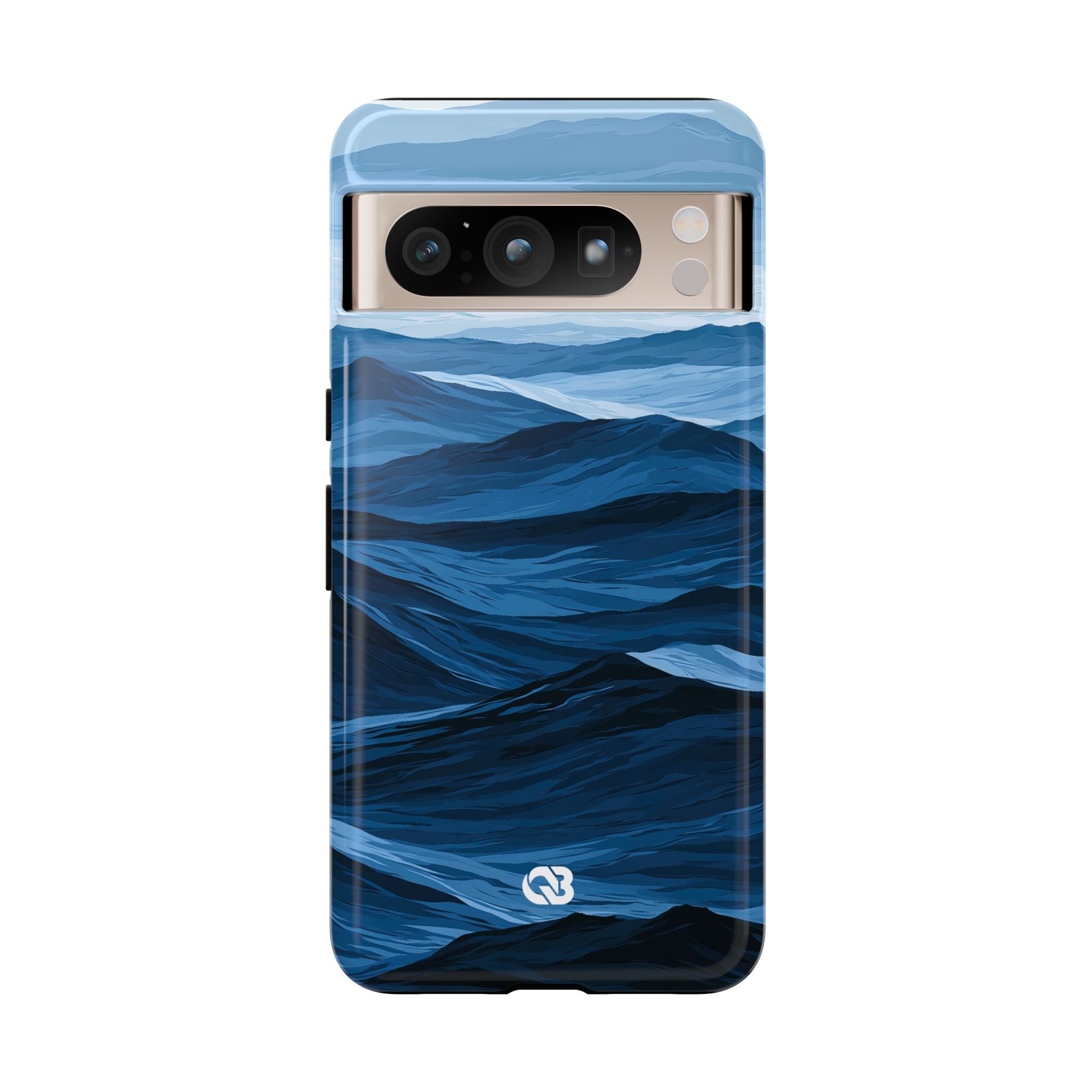 Blue Tough Phone Case for Google Pixel - Cobalt Ridge Tides