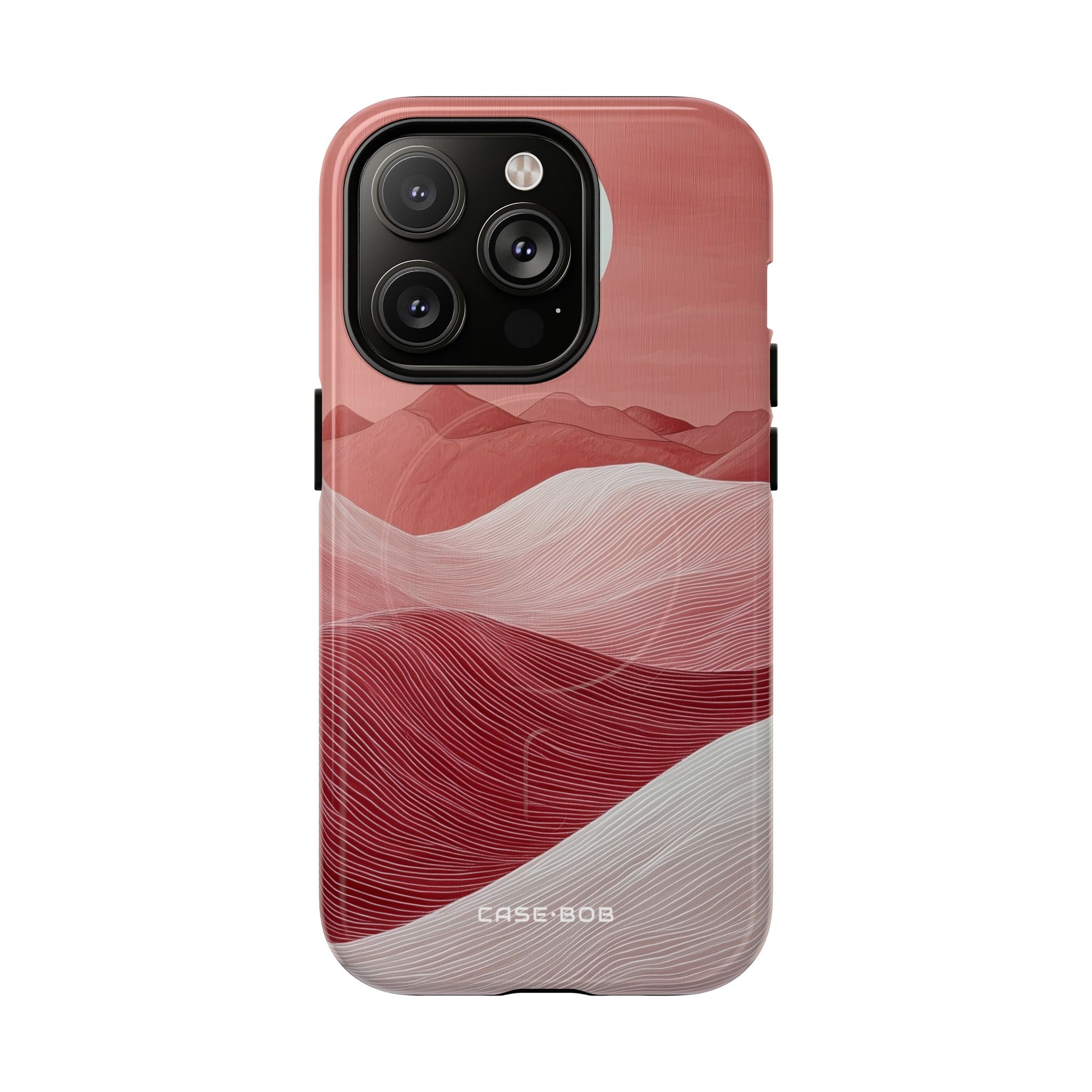 White Orb Dunes iPhone 14 Pro Case - Tough+