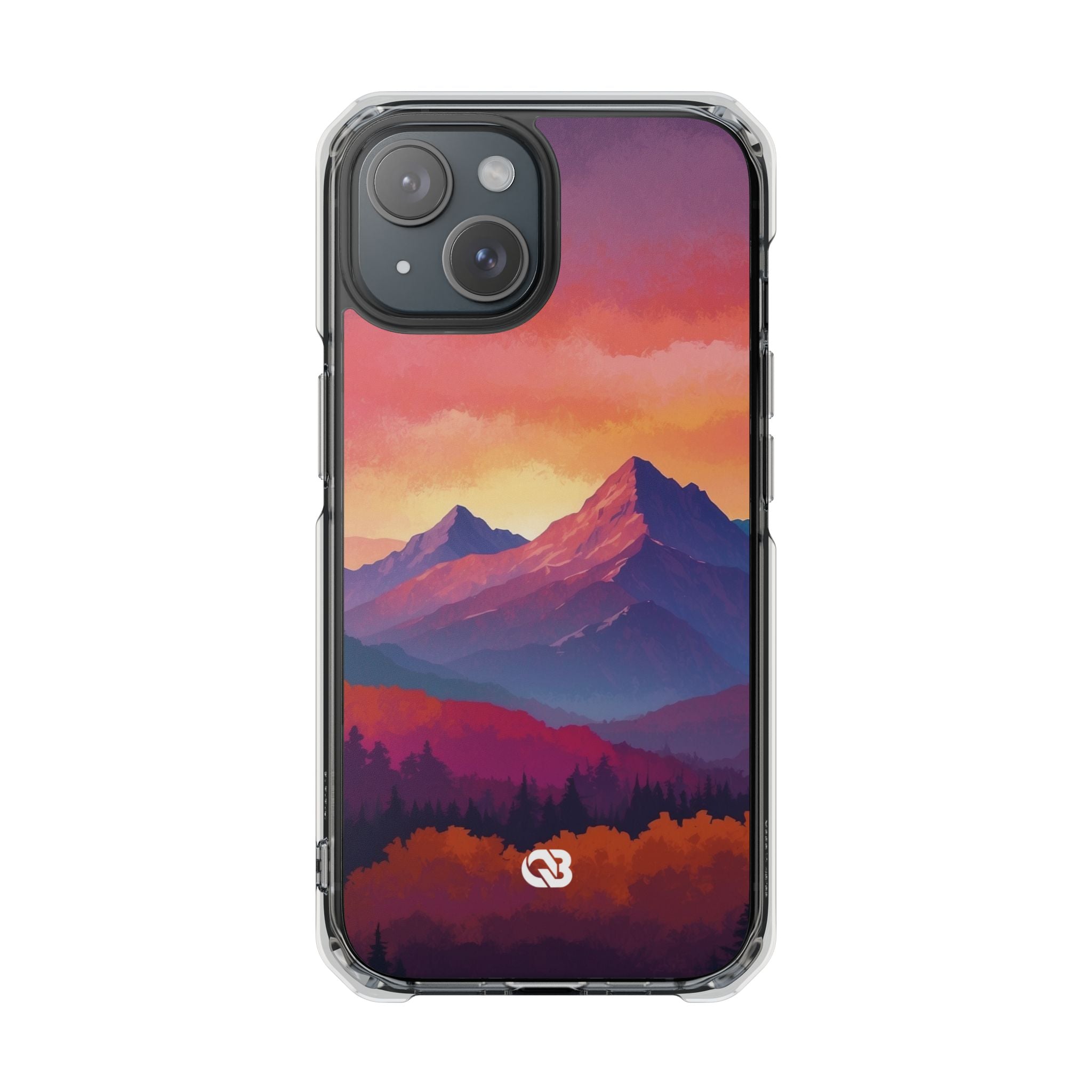 Crimson Mountain Dusk · Impact Phone Case for iPhone · Magsafe