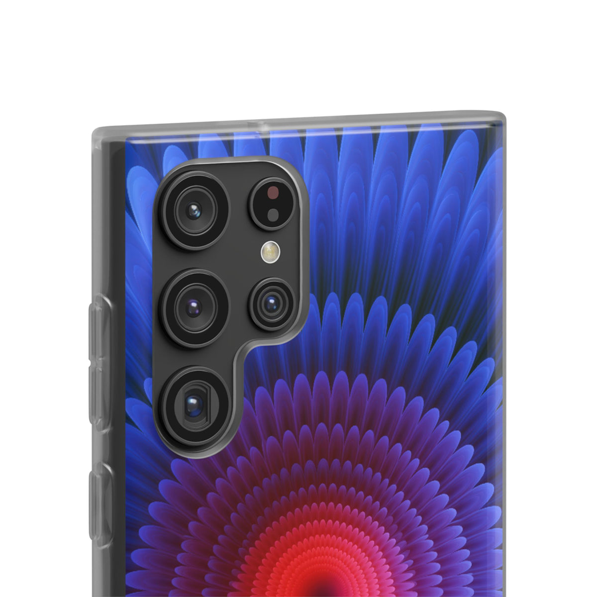 Radial Spectrum Bloom · Lite Phone Case for Samsung · Blue
