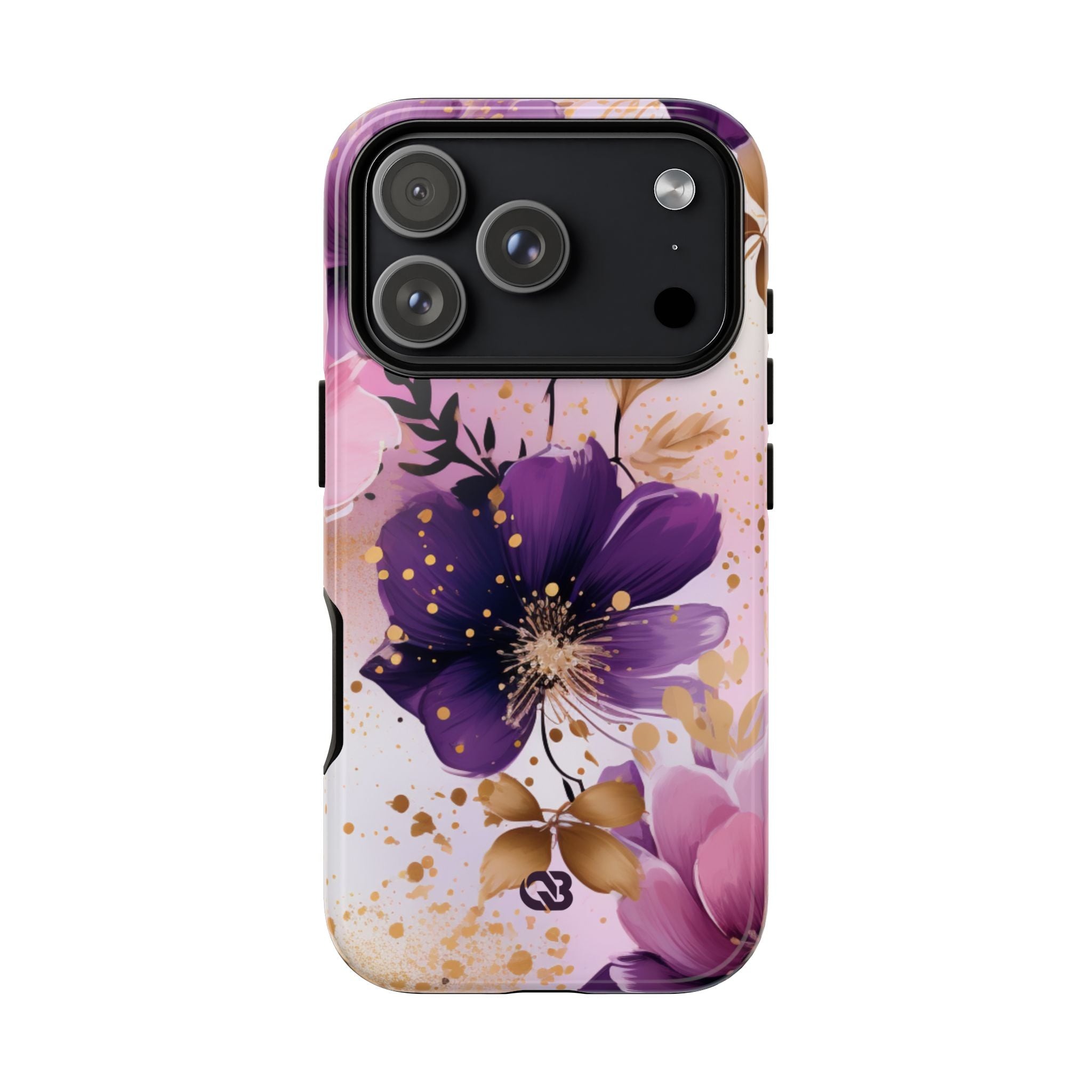 Gilded Violet Bloom · Tough Phone Case for iPhone
