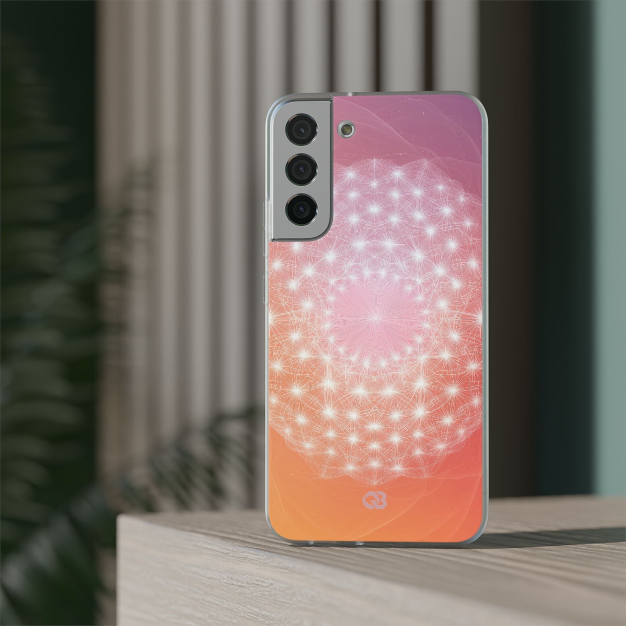 Radiant Stardust Mandala · Soft Mobilskal för Samsung