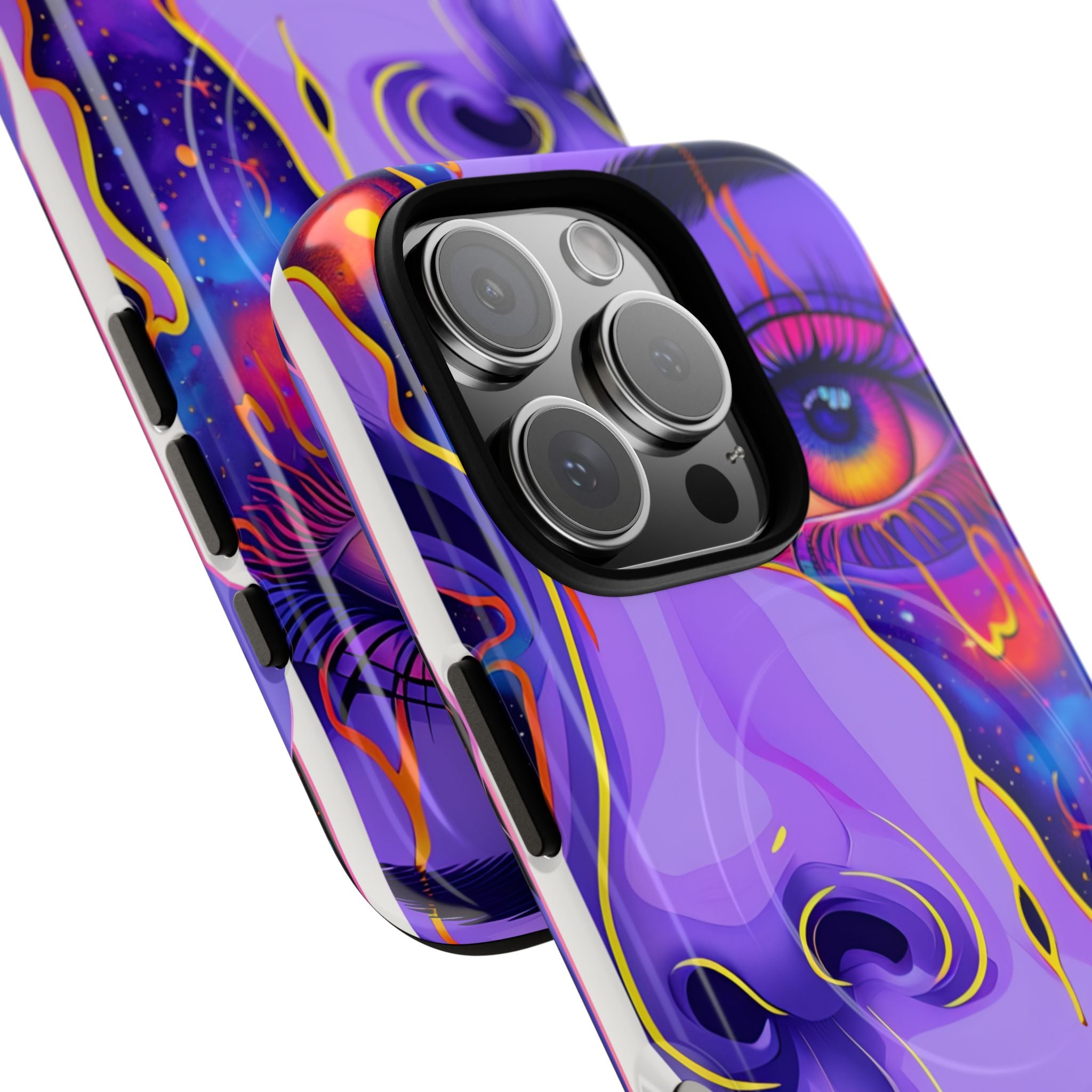 Violet Cosmic Gaze · Tough+ Custodia per iPhone · Magsafe