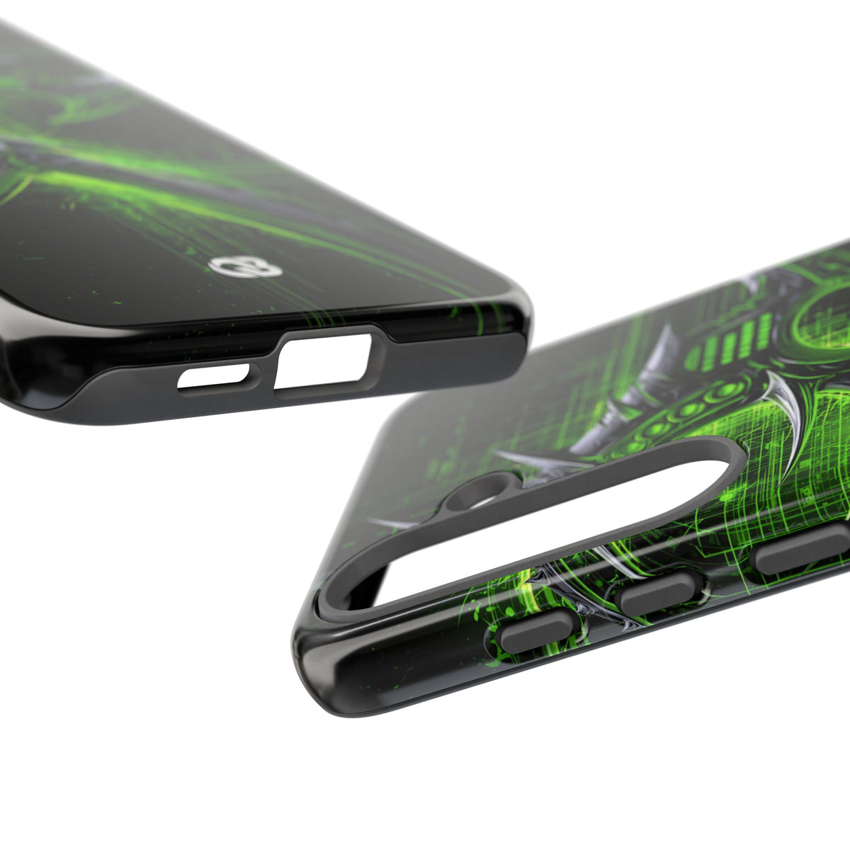 Cyber Sigil Grid · Tough Phone Case for Samsung · Green
