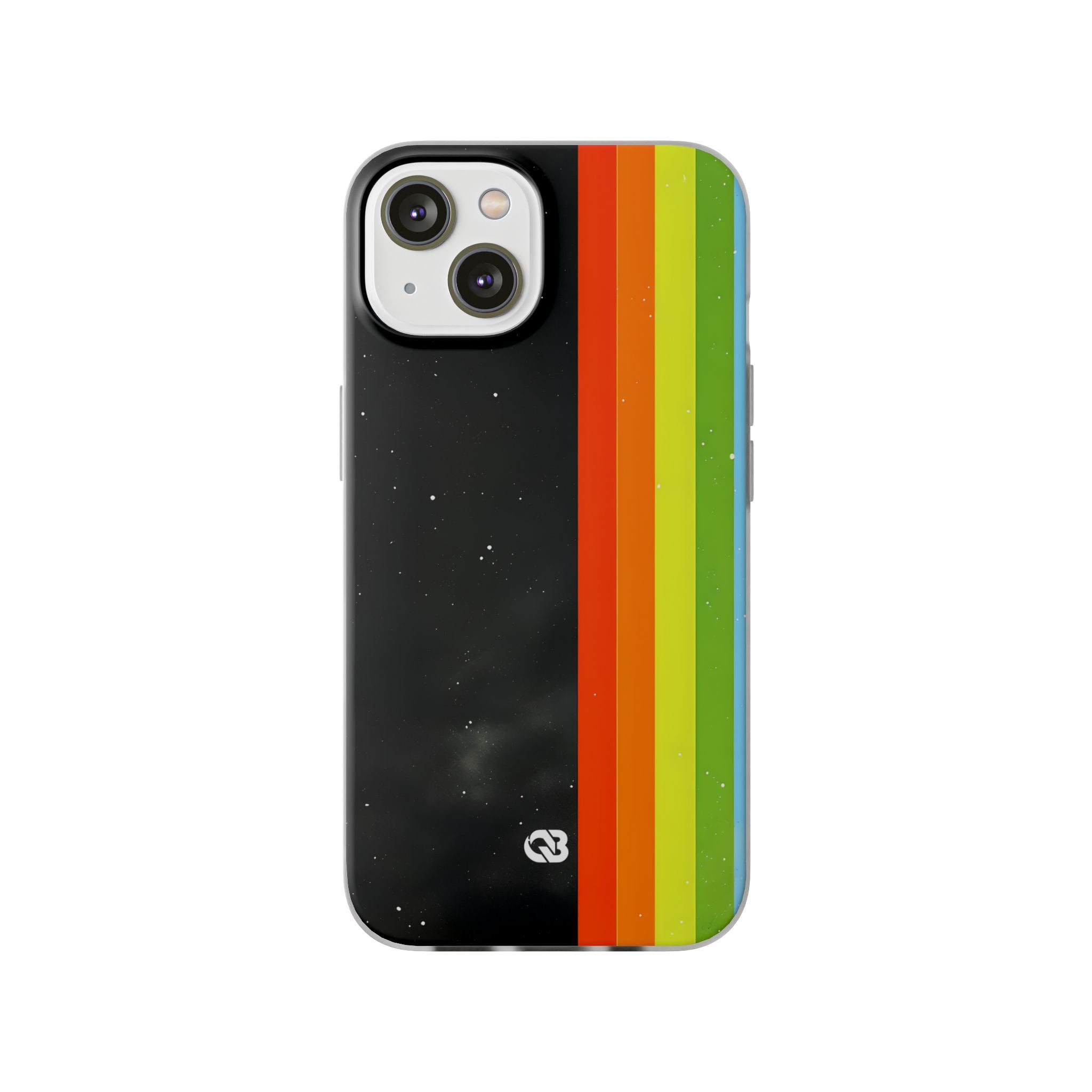 Retro Galactic Stripes · Soft Phone Case for iPhone