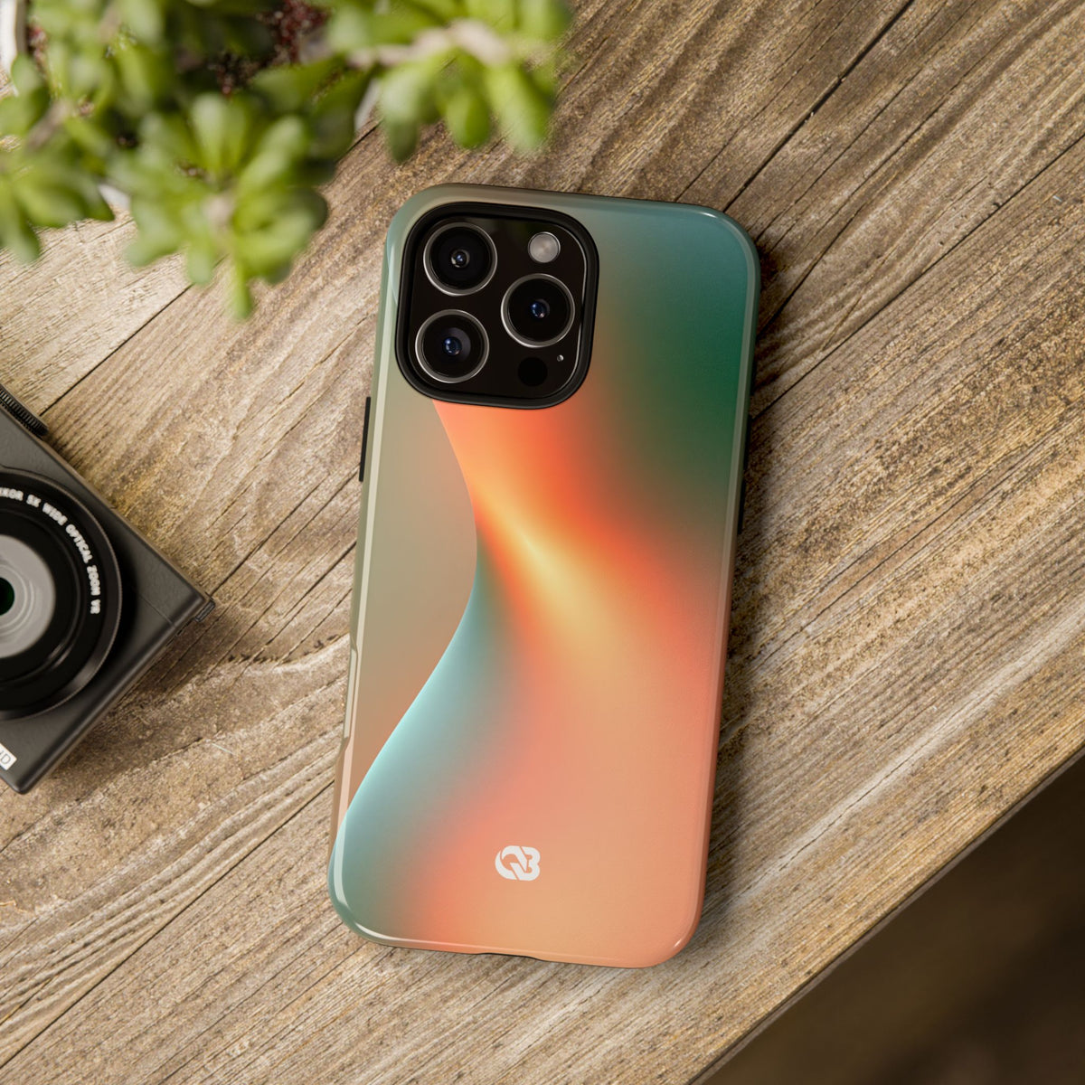 Radiant Contour · Tough Phone Case for iPhone · Orange