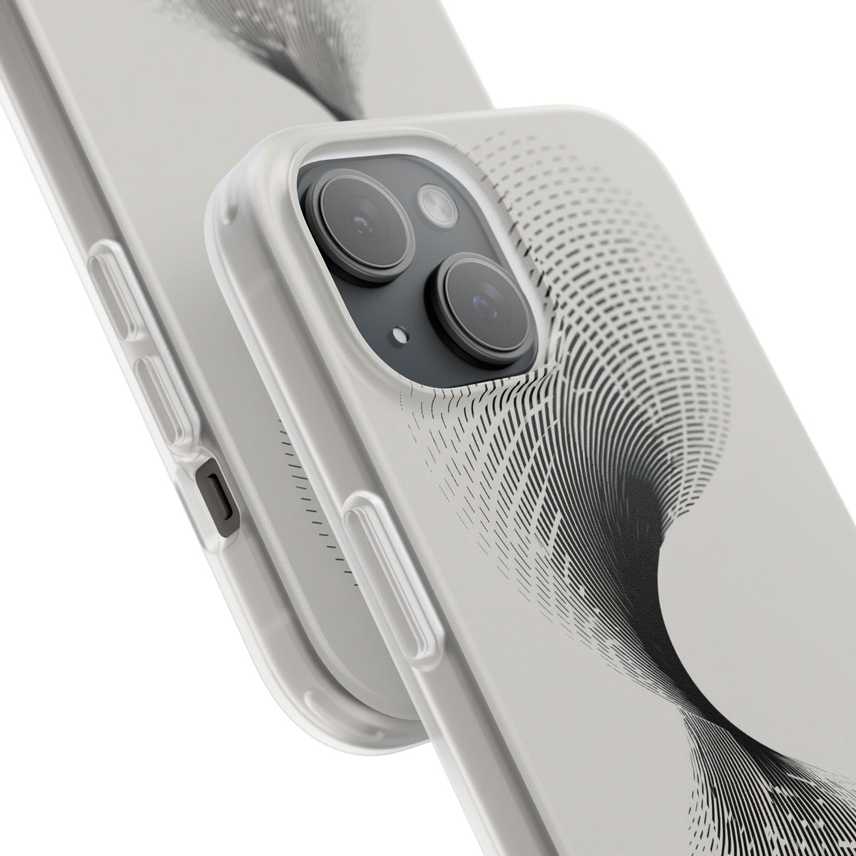 Helical Grid · Lite Phone Case for iPhone · Grey