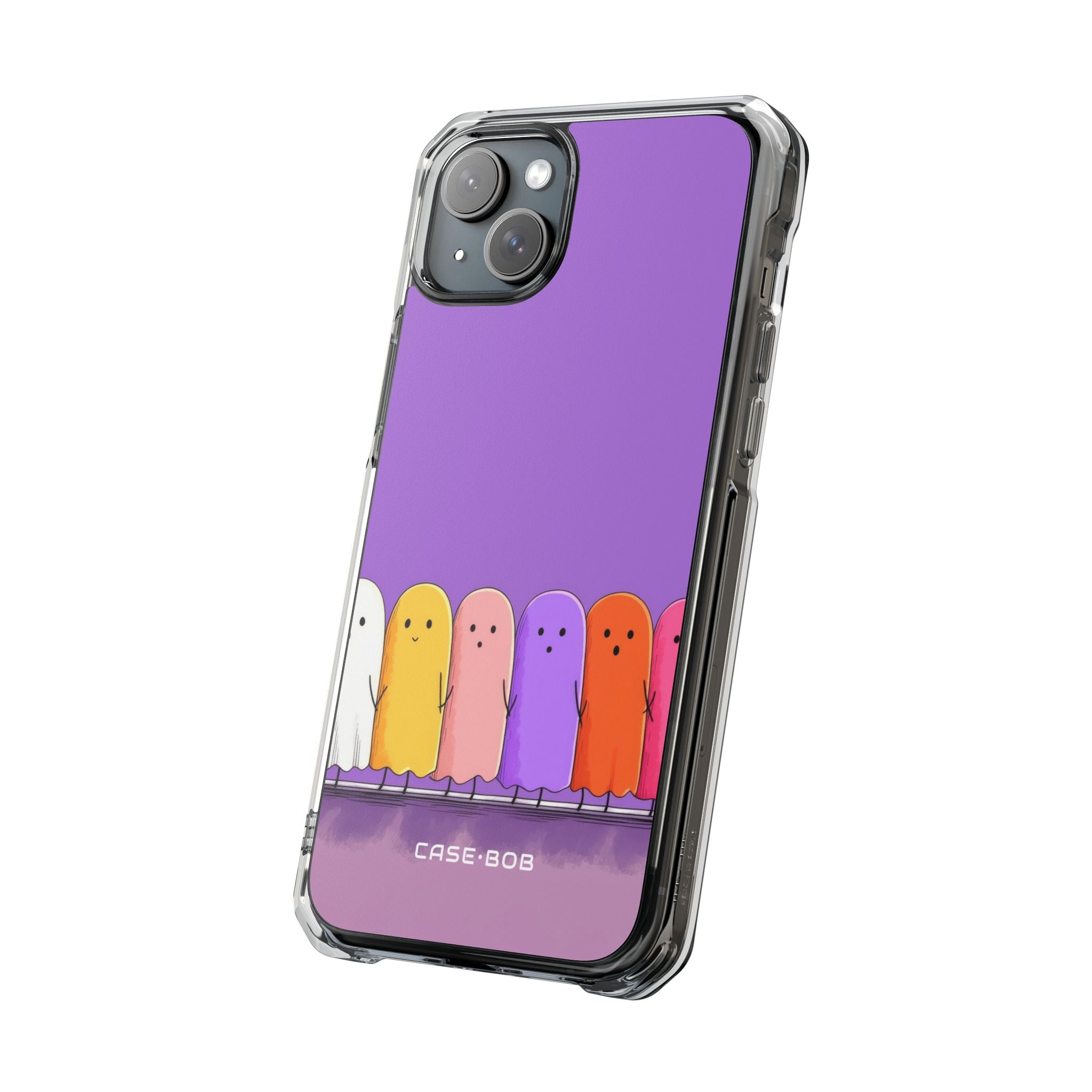 Colorful Ghosts iPhone 15 Plus Case - Impact