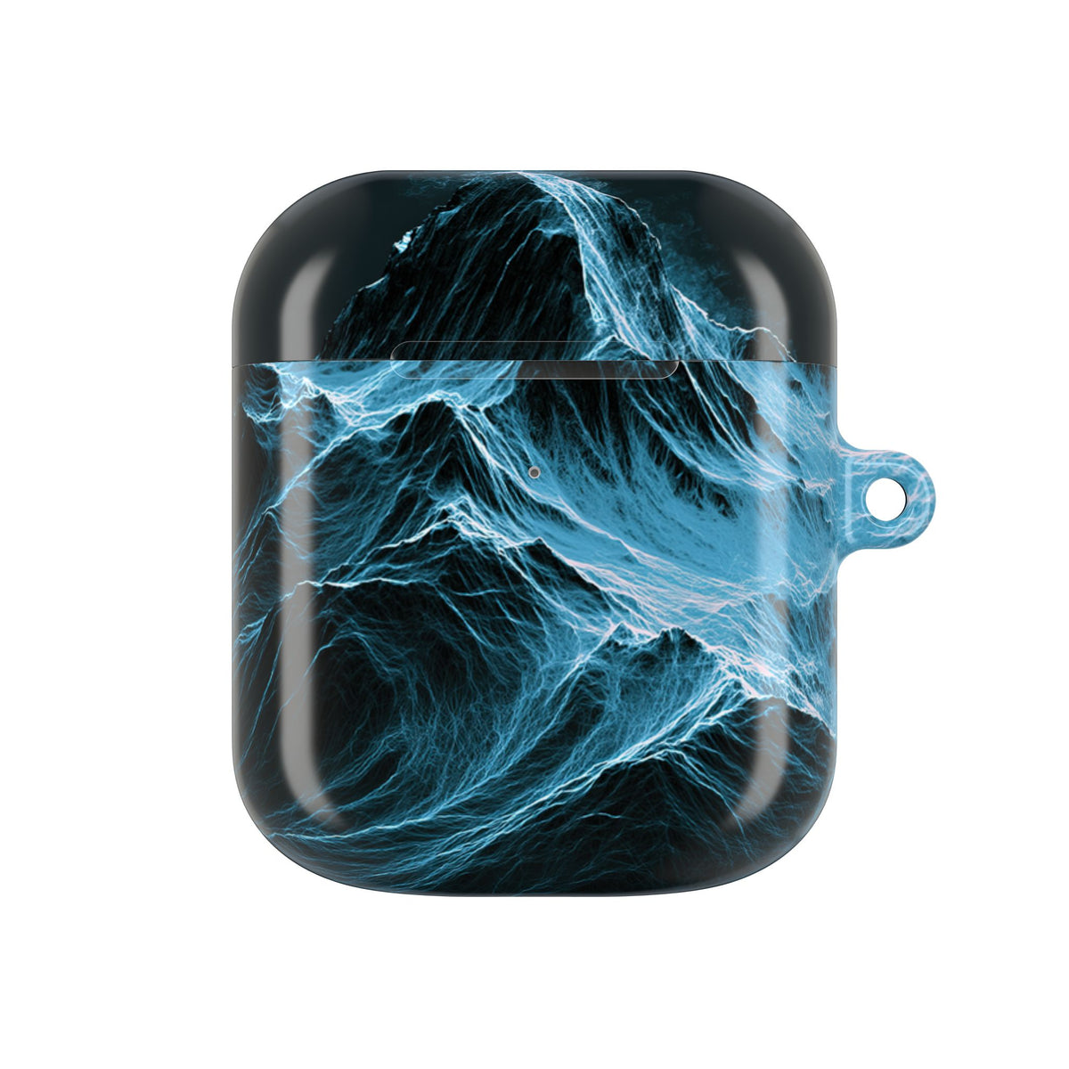 Nordic Frost Peak · Hard Case for AirPods & AirPods Pro · Blue