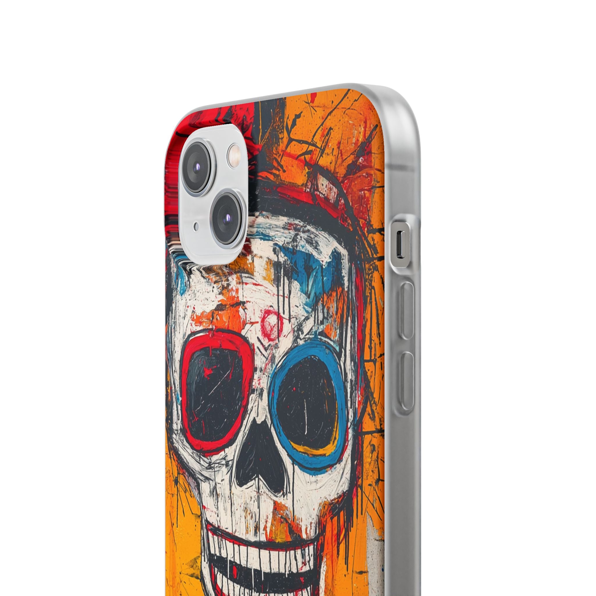 Vivid Graffiti Skull · Soft Custodia per iPhone