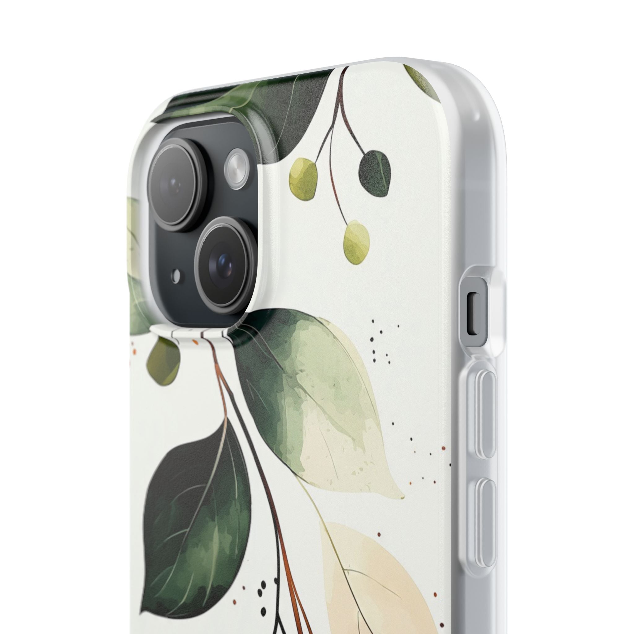 Greenberry Branch iPhone 15 Case - Soft