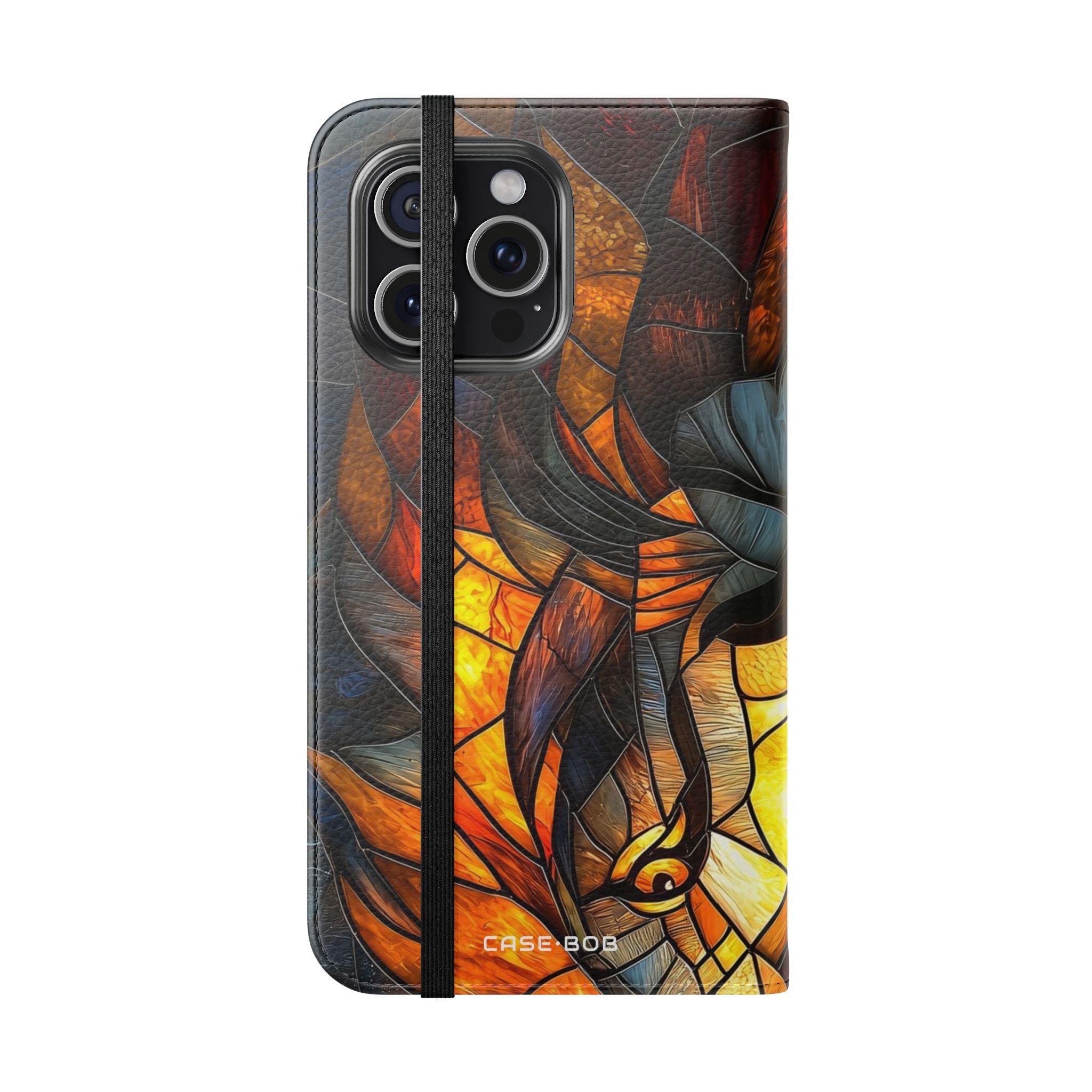 Flame Lion - iPhone 15 Pro Max Case - Wallet