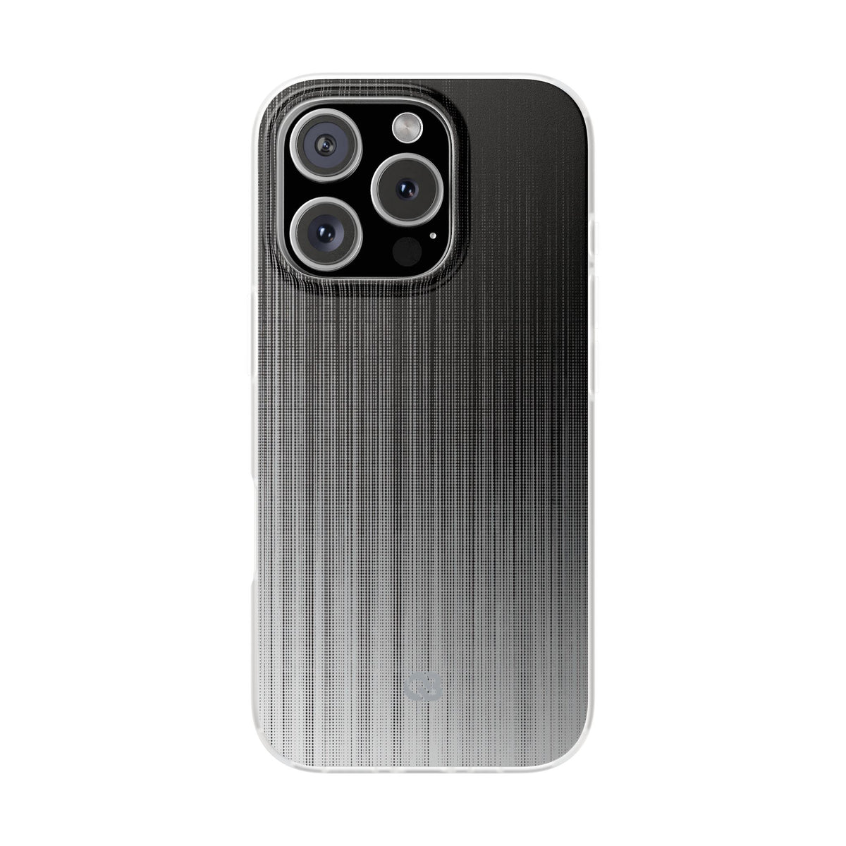 Grey Lite Phone Case for iPhone - Static Vertical Dither