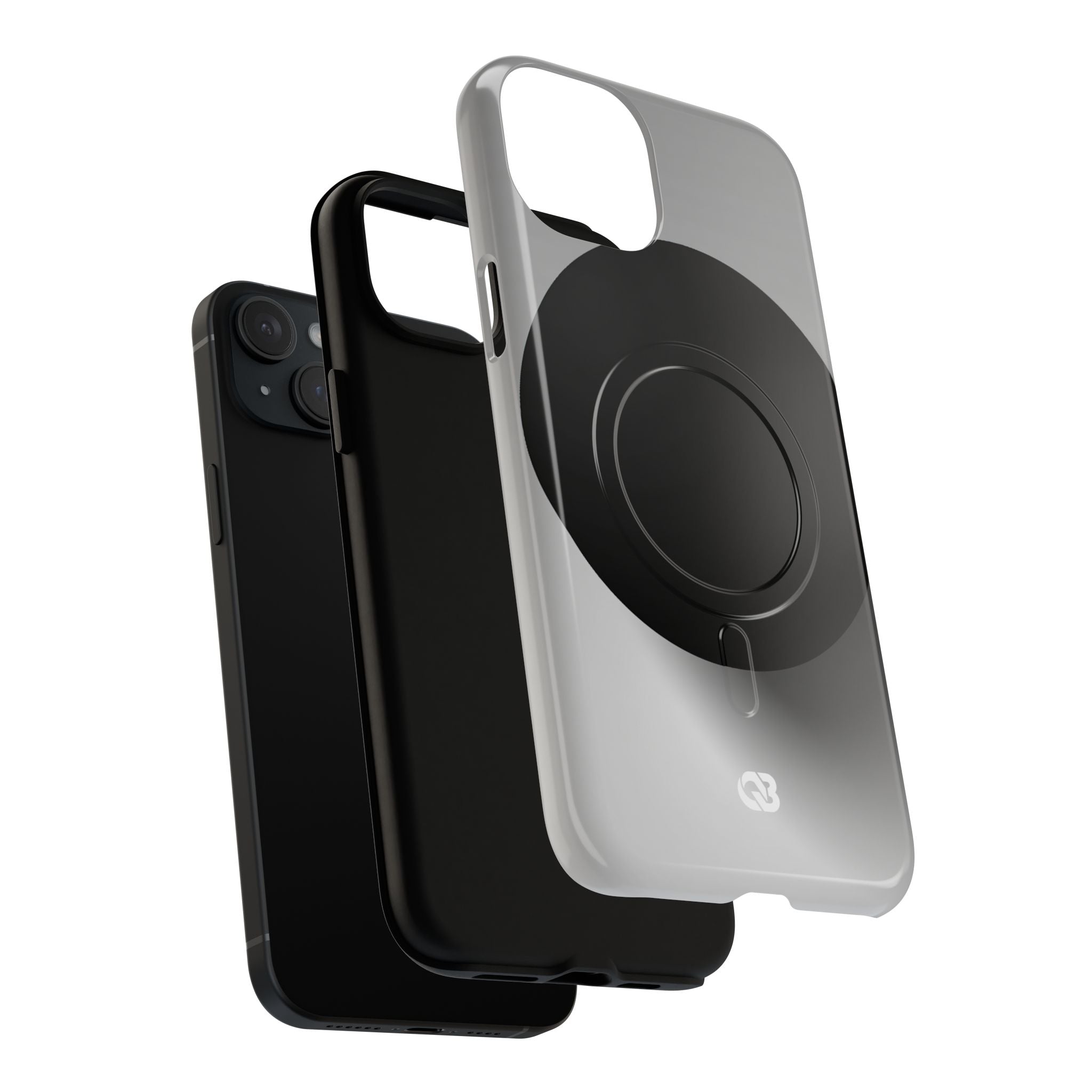 Grey Tough 2.0 Magsafe Phone Case for iPhone - Matte Onyx Sphere